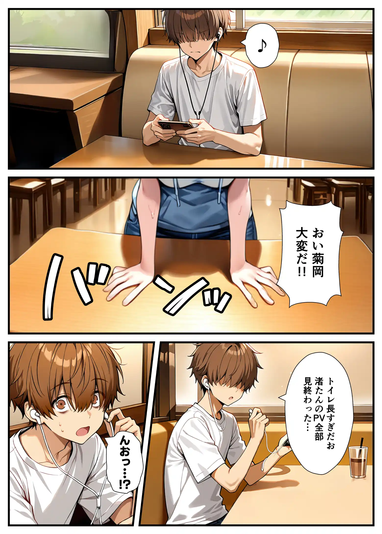 陰キャでドルオタな俺が人気アイドルそっくりに女体化して本人と3 Pすることになった - 014