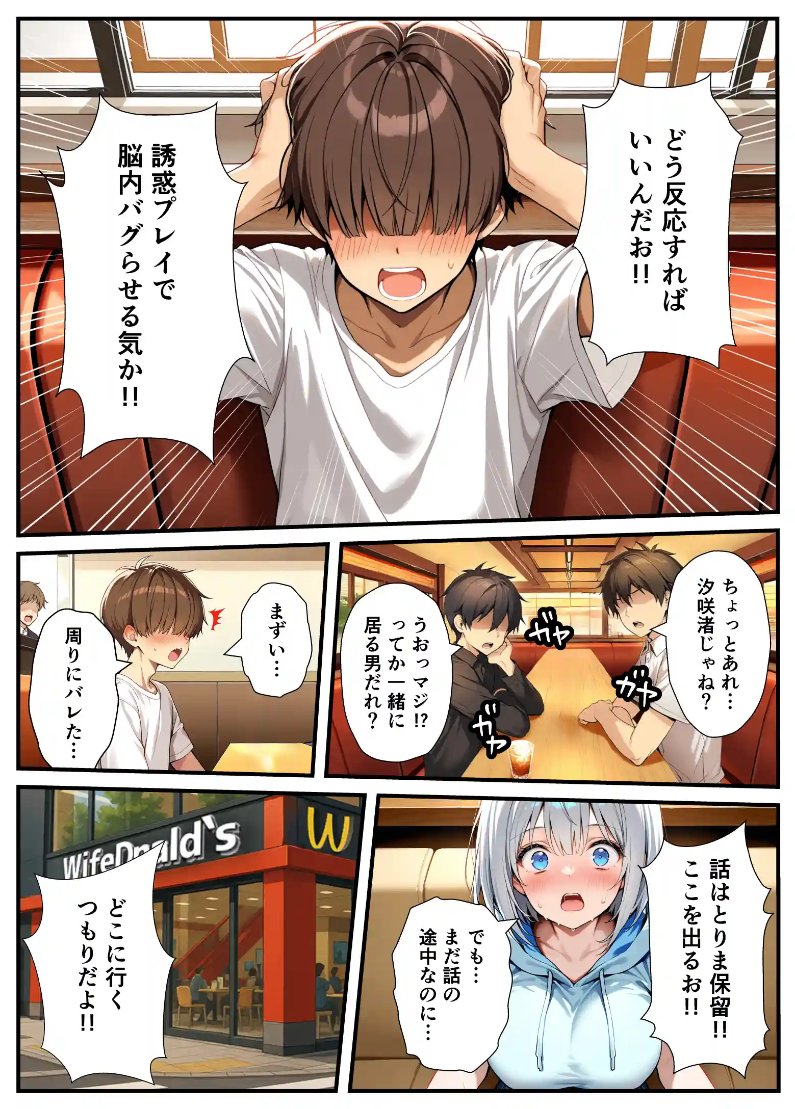 陰キャでドルオタな俺が人気アイドルそっくりに女体化して本人と3 Pすることになった - 017