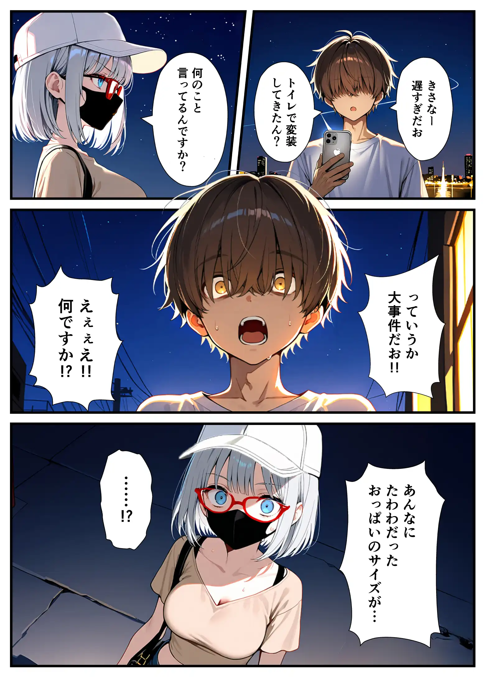 陰キャでドルオタな俺が人気アイドルそっくりに女体化して本人と3 Pすることになった - 067