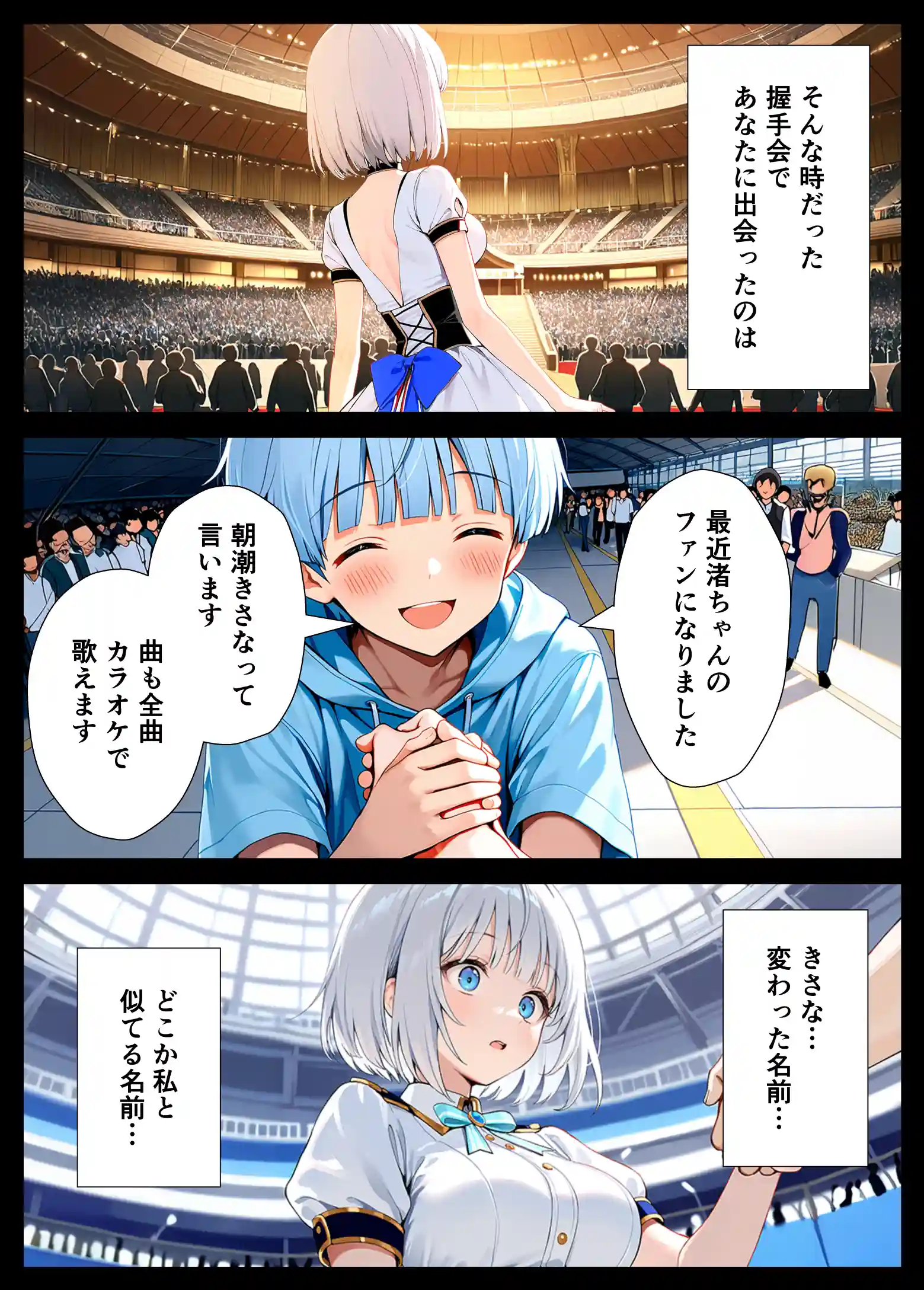 陰キャでドルオタな俺が人気アイドルそっくりに女体化して本人と3 Pすることになった - 087