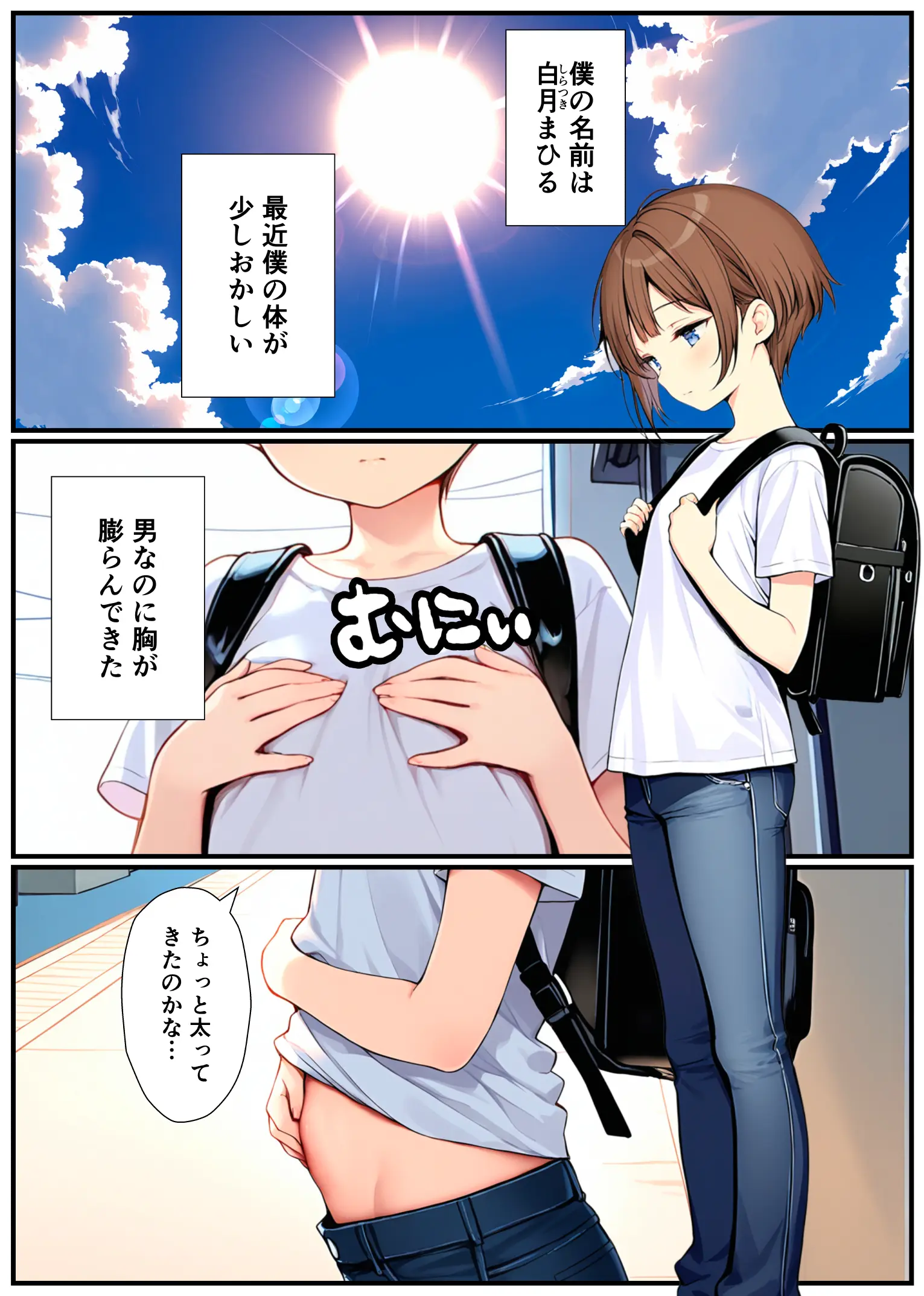 子宮誕生〜女の子になった体でセックスに溺れる学校生活〜 - 002