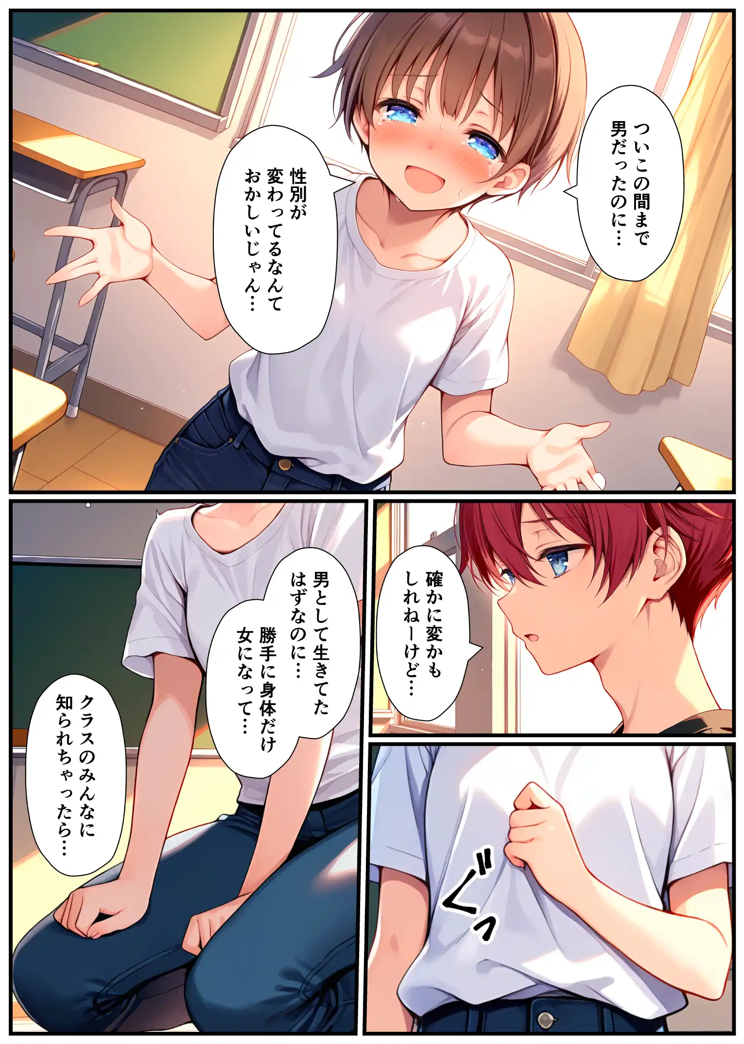 子宮誕生〜女の子になった体でセックスに溺れる学校生活〜 - 021