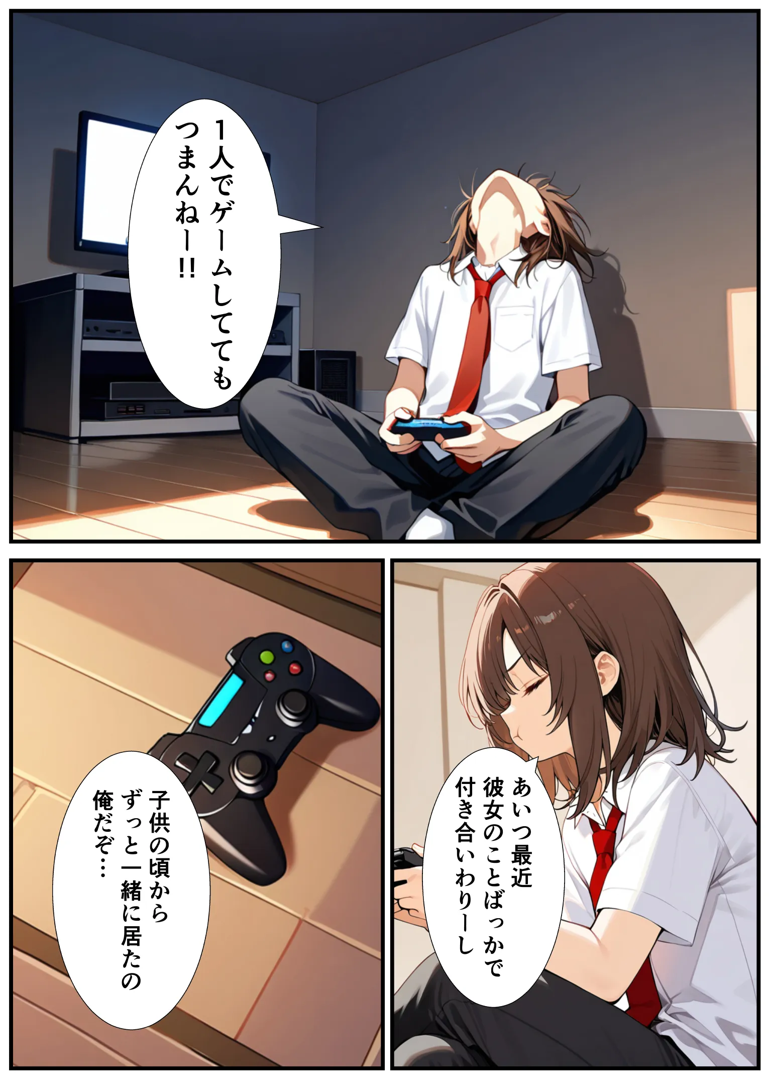 女体化したので大好きだった親友を寝取った話 - 005