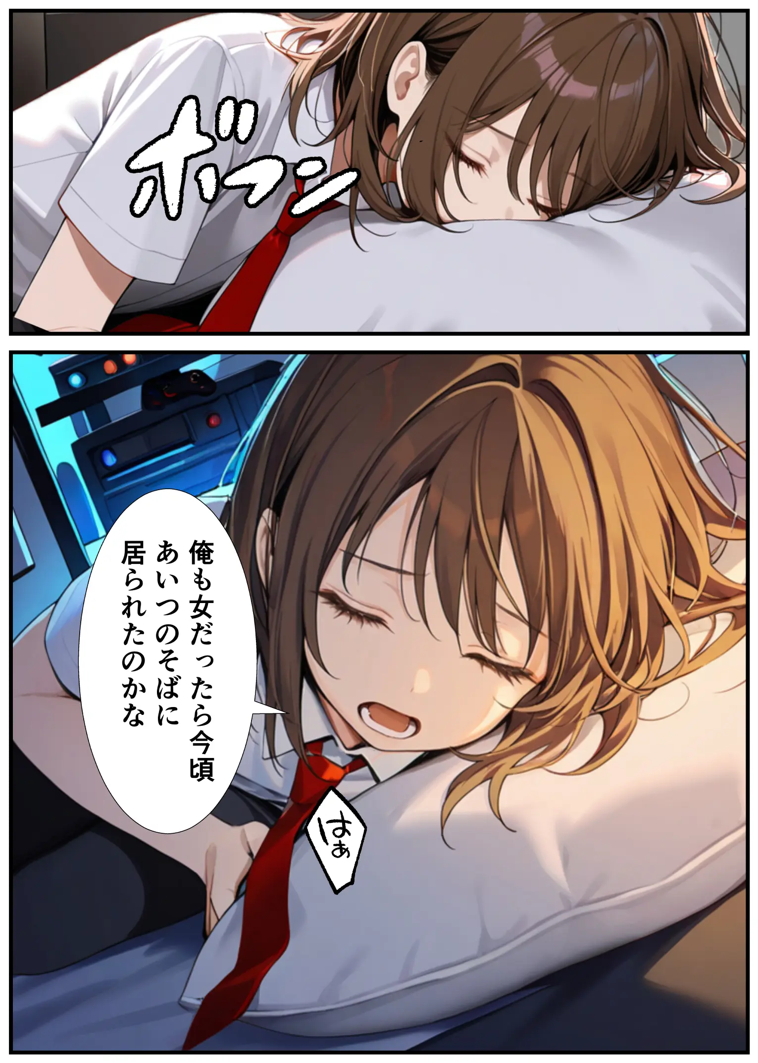 女体化したので大好きだった親友を寝取った話 - 006