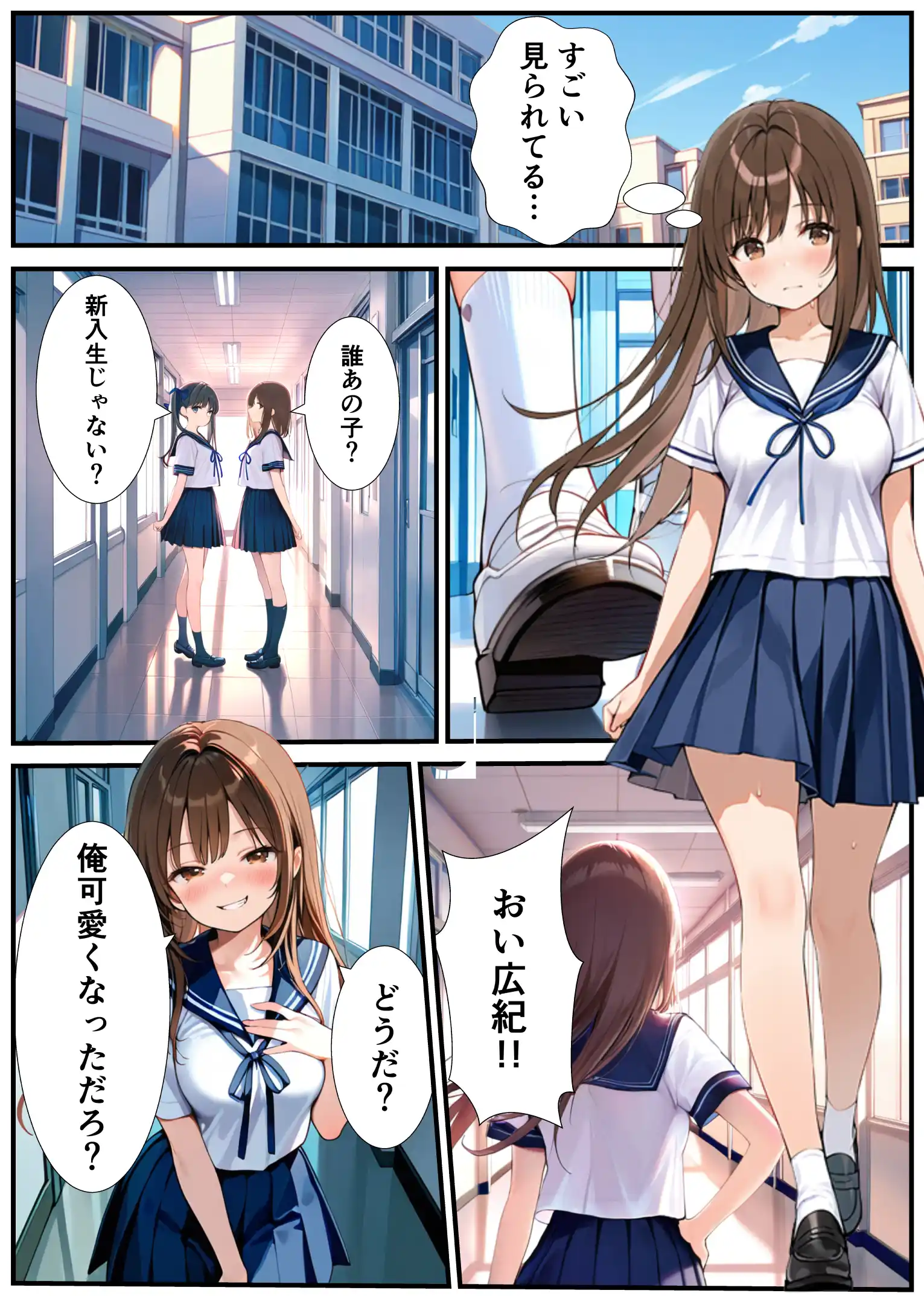 女体化したので大好きだった親友を寝取った話 - 019