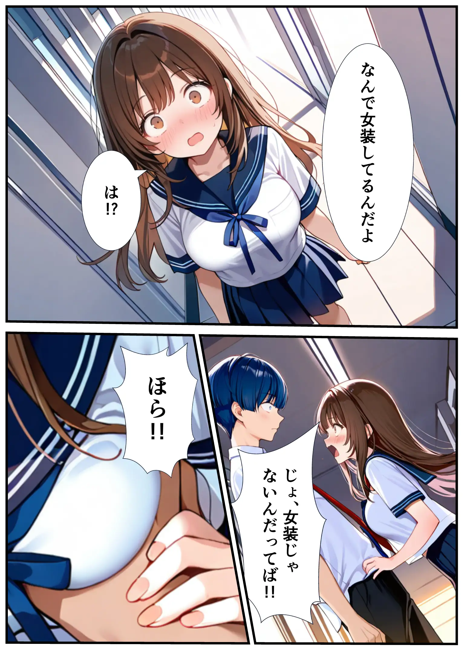 女体化したので大好きだった親友を寝取った話 - 021