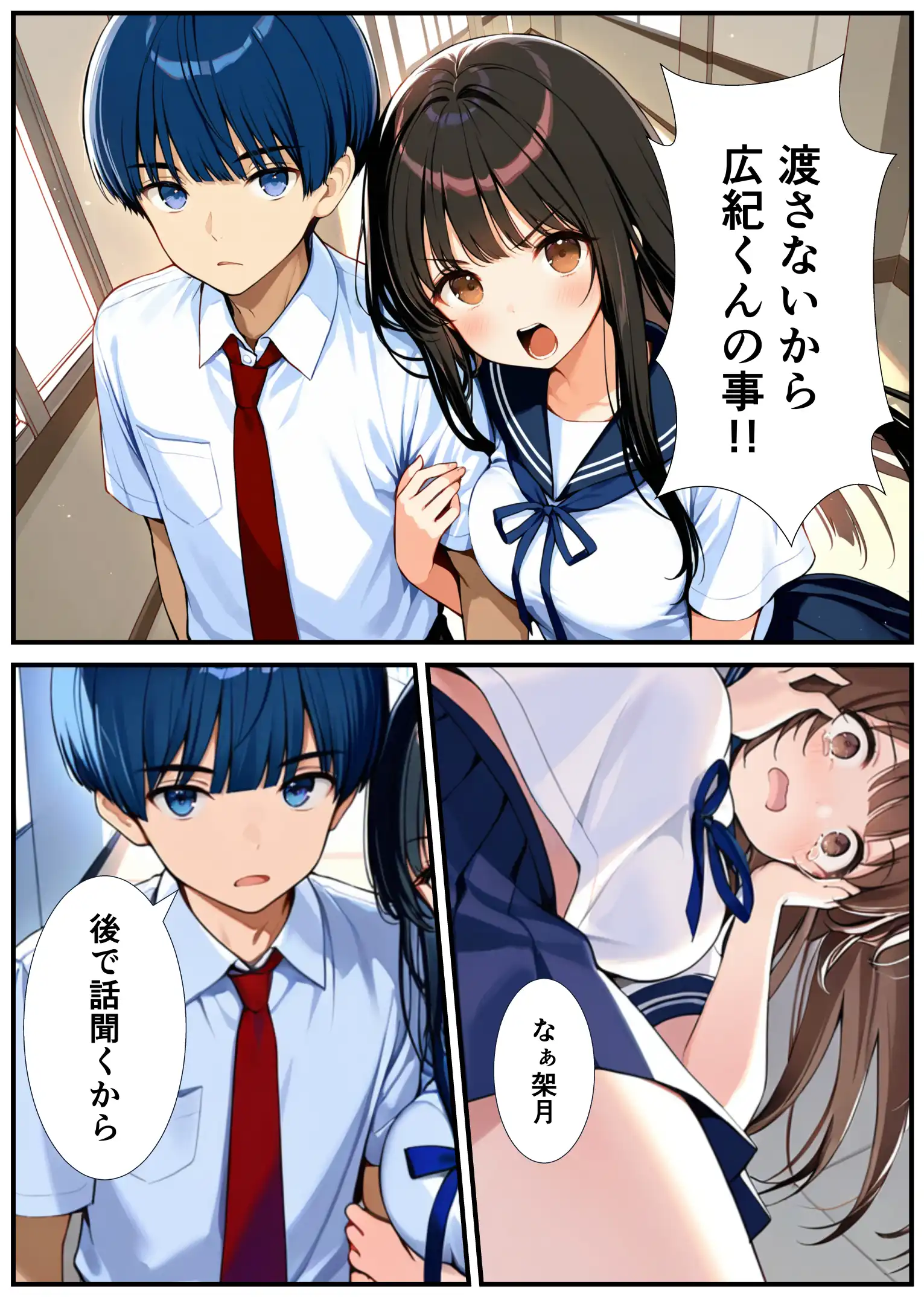 女体化したので大好きだった親友を寝取った話 - 024