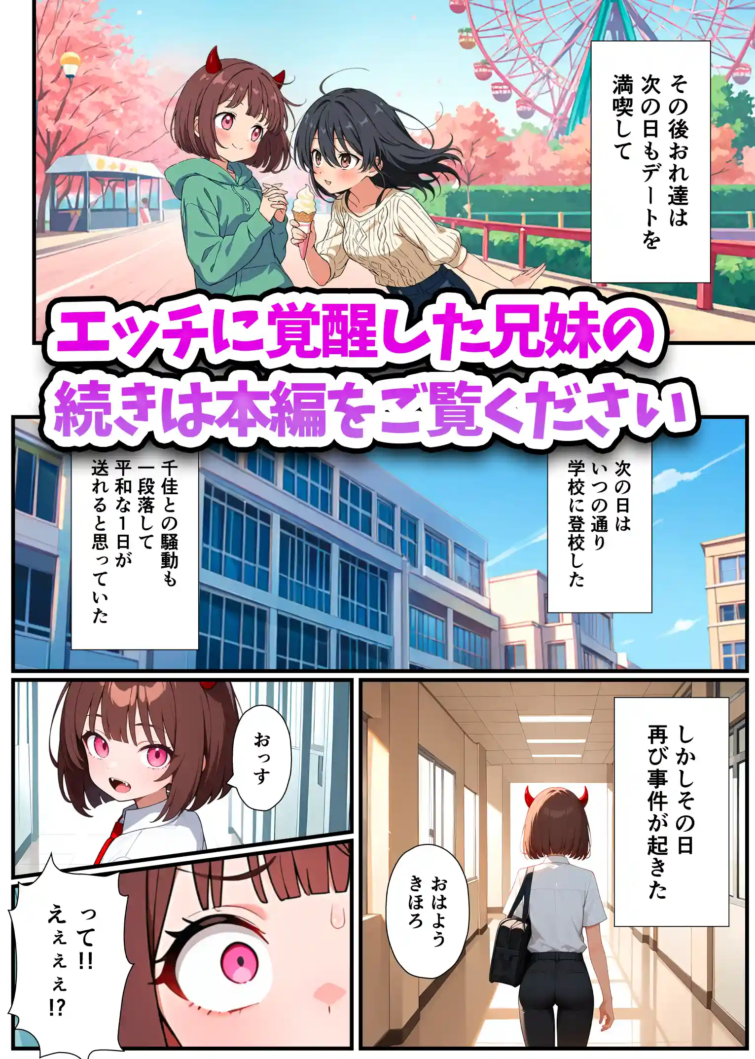 突然淫魔に女体化したおれがブラコン妹にメス堕ちさせられる話 - 006