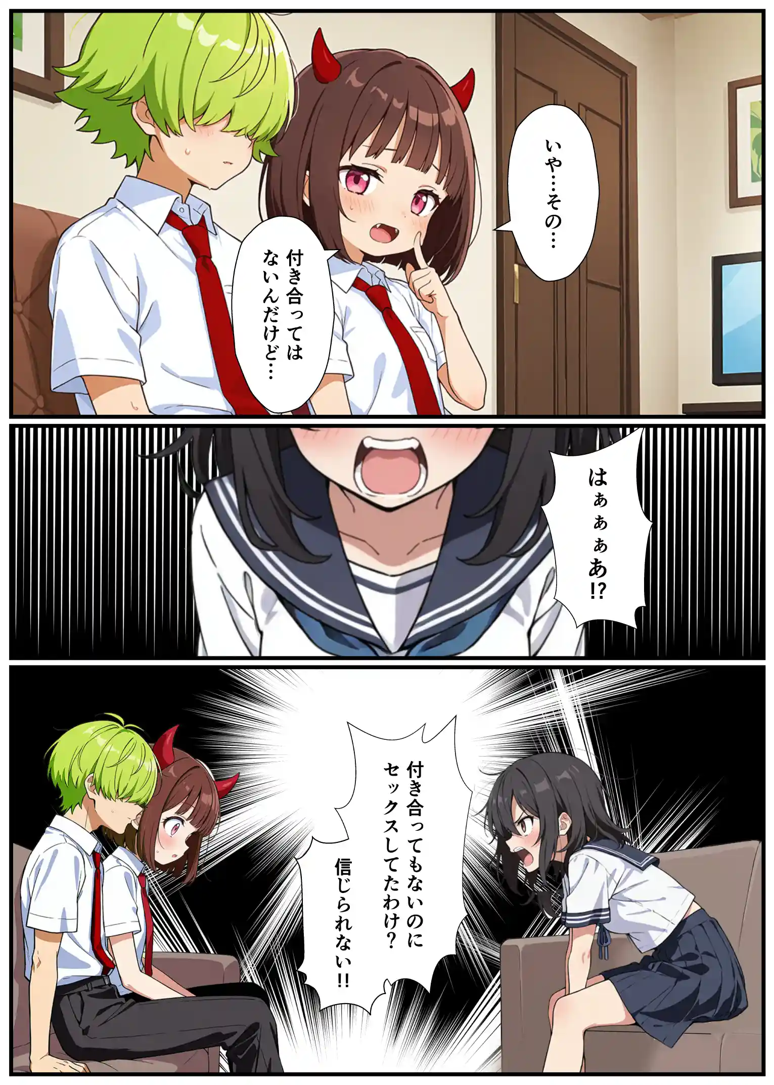 突然淫魔に女体化したおれがブラコン妹にメス堕ちさせられる話 - 010