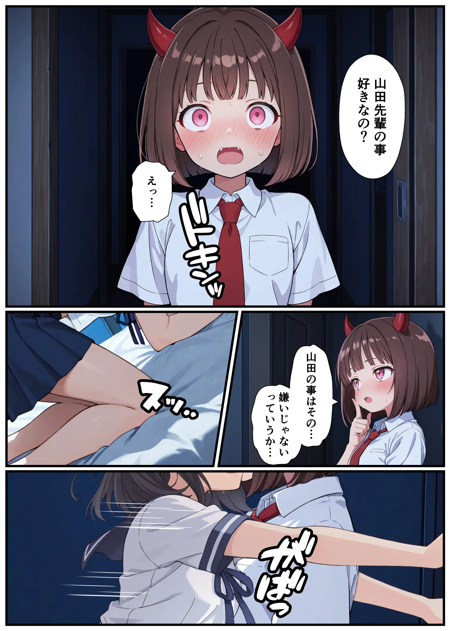 突然淫魔に女体化したおれがブラコン妹にメス堕ちさせられる話 - 019