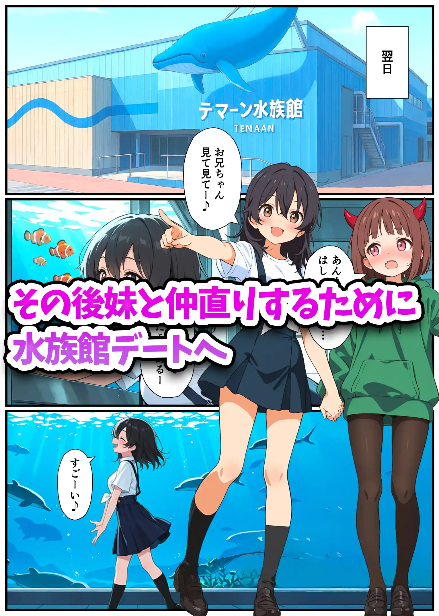 突然淫魔に女体化したおれがブラコン妹にメス堕ちさせられる話 - 035