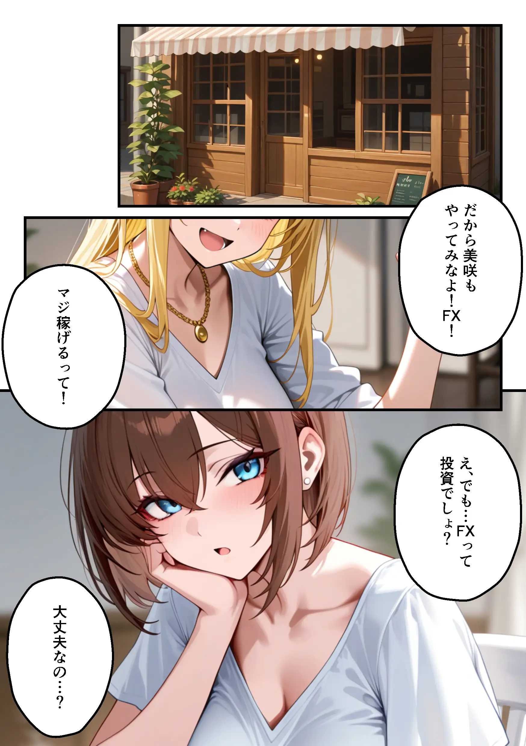 【人妻デリヘルNTR】デリヘル呼んだら先輩の妻が来た〜FXにハマった貞淑妻が堕ちるまで〜 - 002