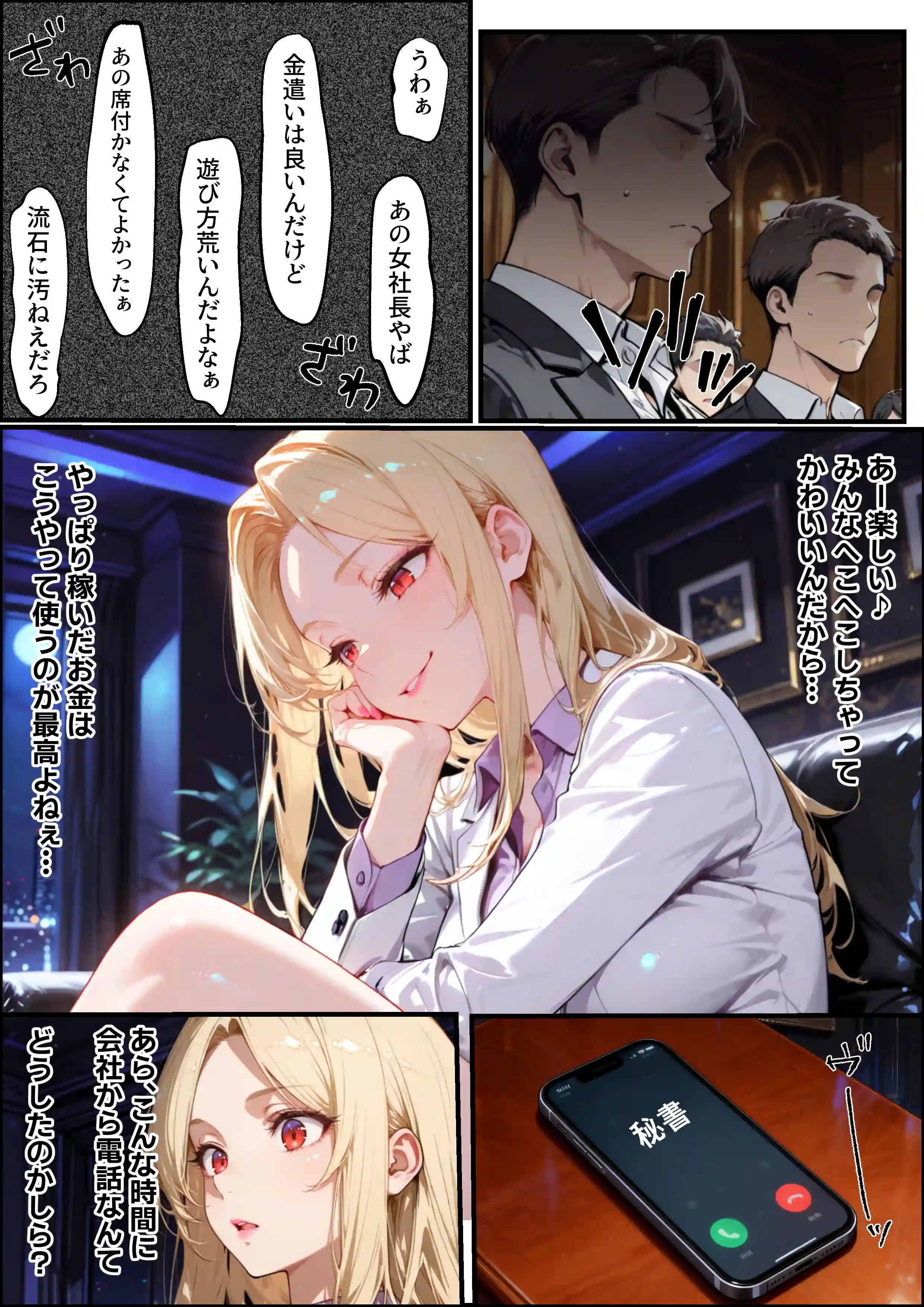 ホス狂い女社長、おち〇ぽ100本抜かないと出られない部屋、全員抜くまで帰れません！ - 008