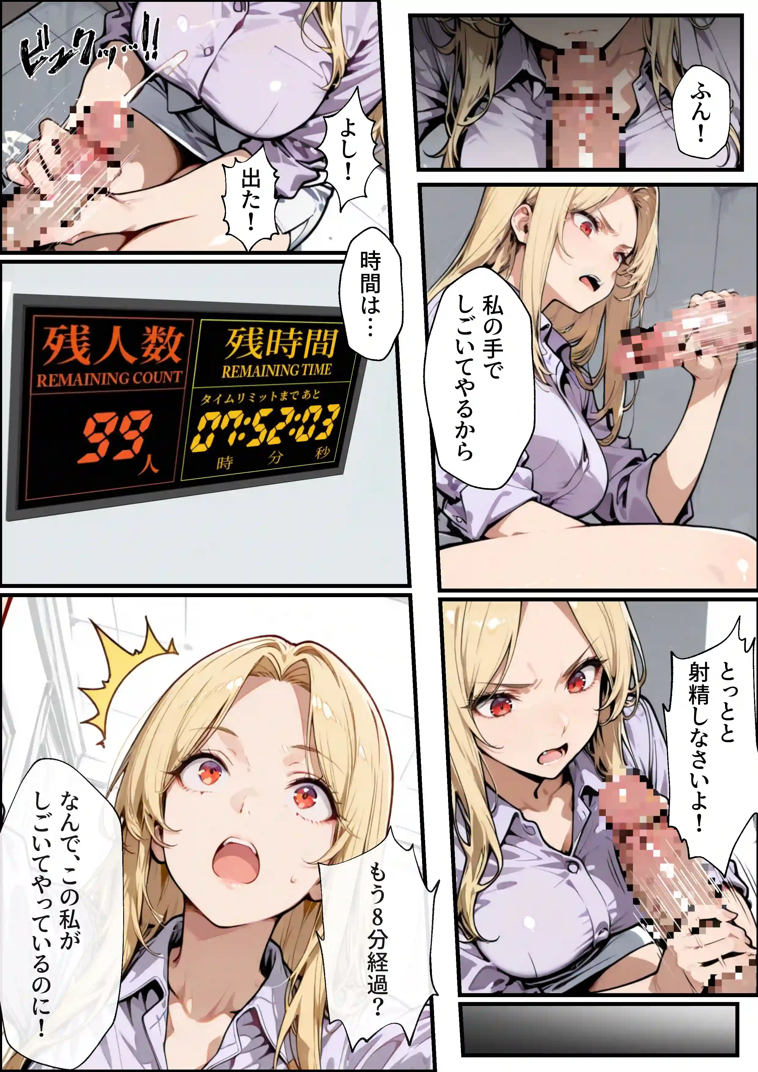 ホス狂い女社長、おち〇ぽ100本抜かないと出られない部屋、全員抜くまで帰れません！ - 025