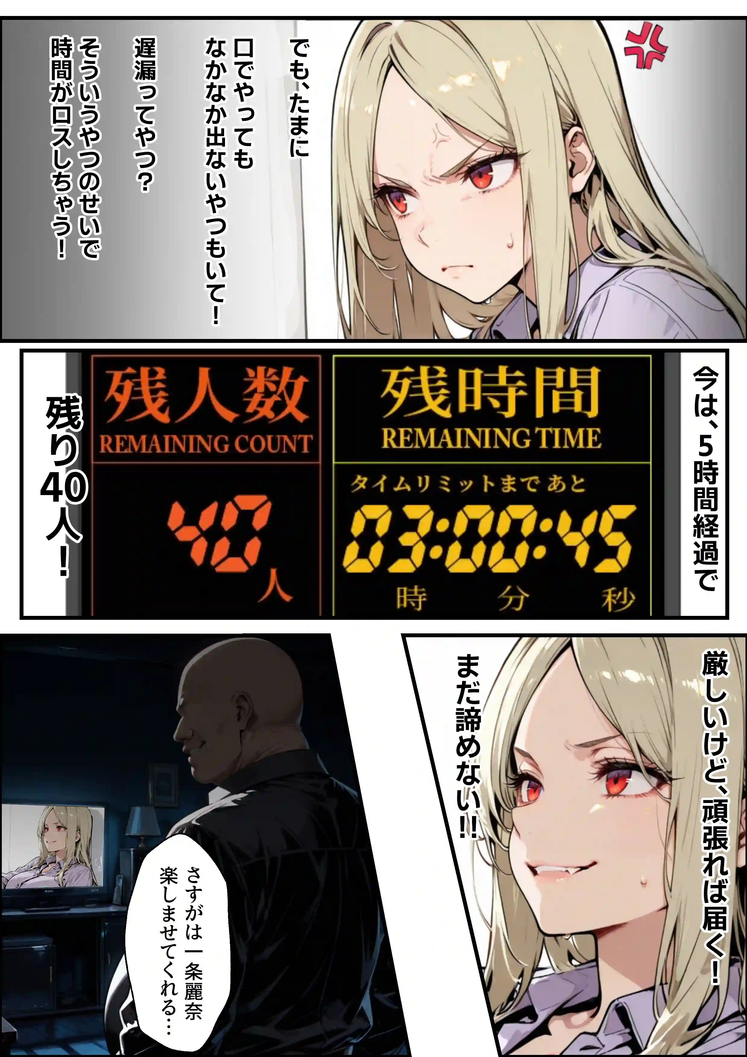 ホス狂い女社長、おち〇ぽ100本抜かないと出られない部屋、全員抜くまで帰れません！ - 036