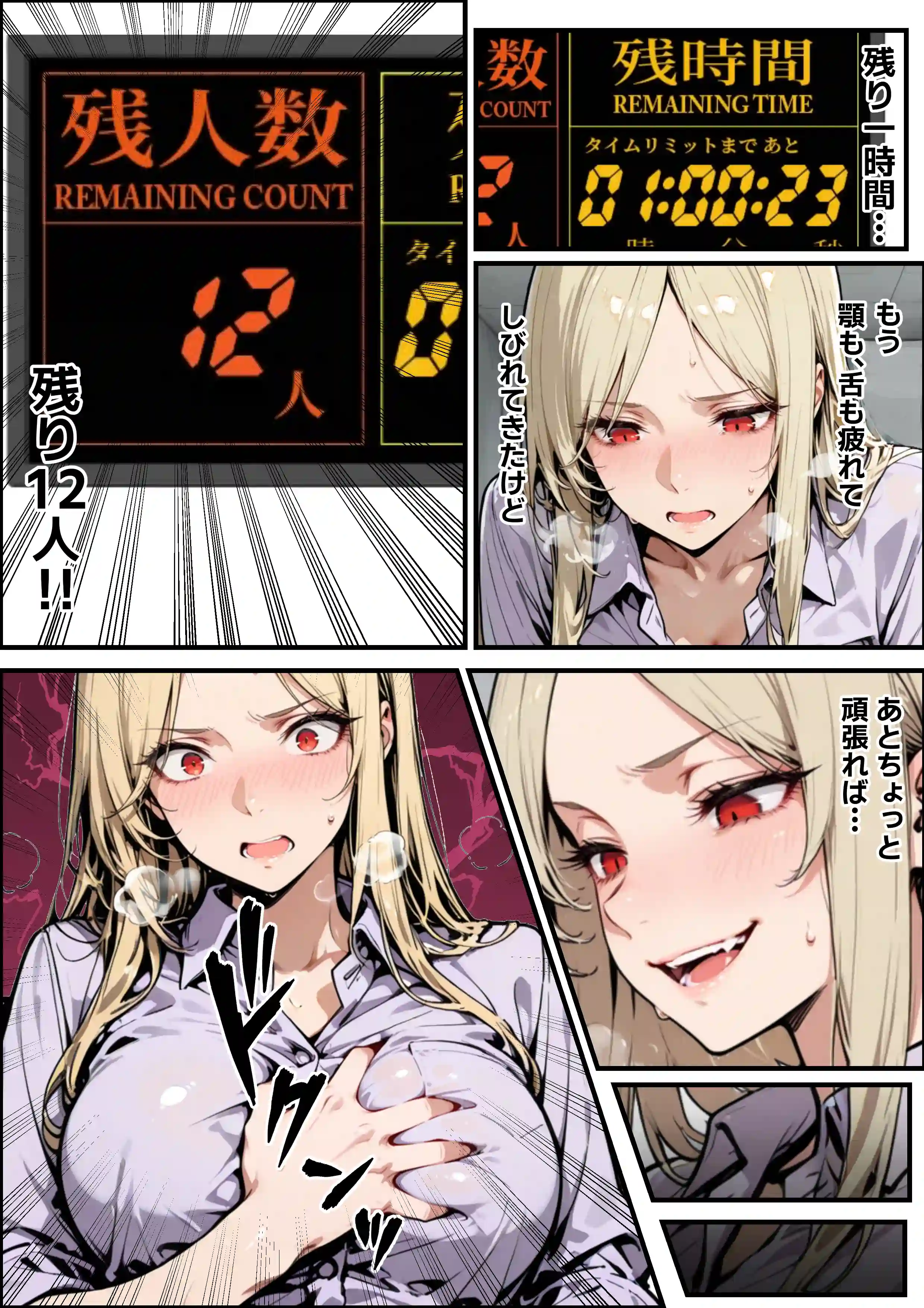 ホス狂い女社長、おち〇ぽ100本抜かないと出られない部屋、全員抜くまで帰れません！ - 037