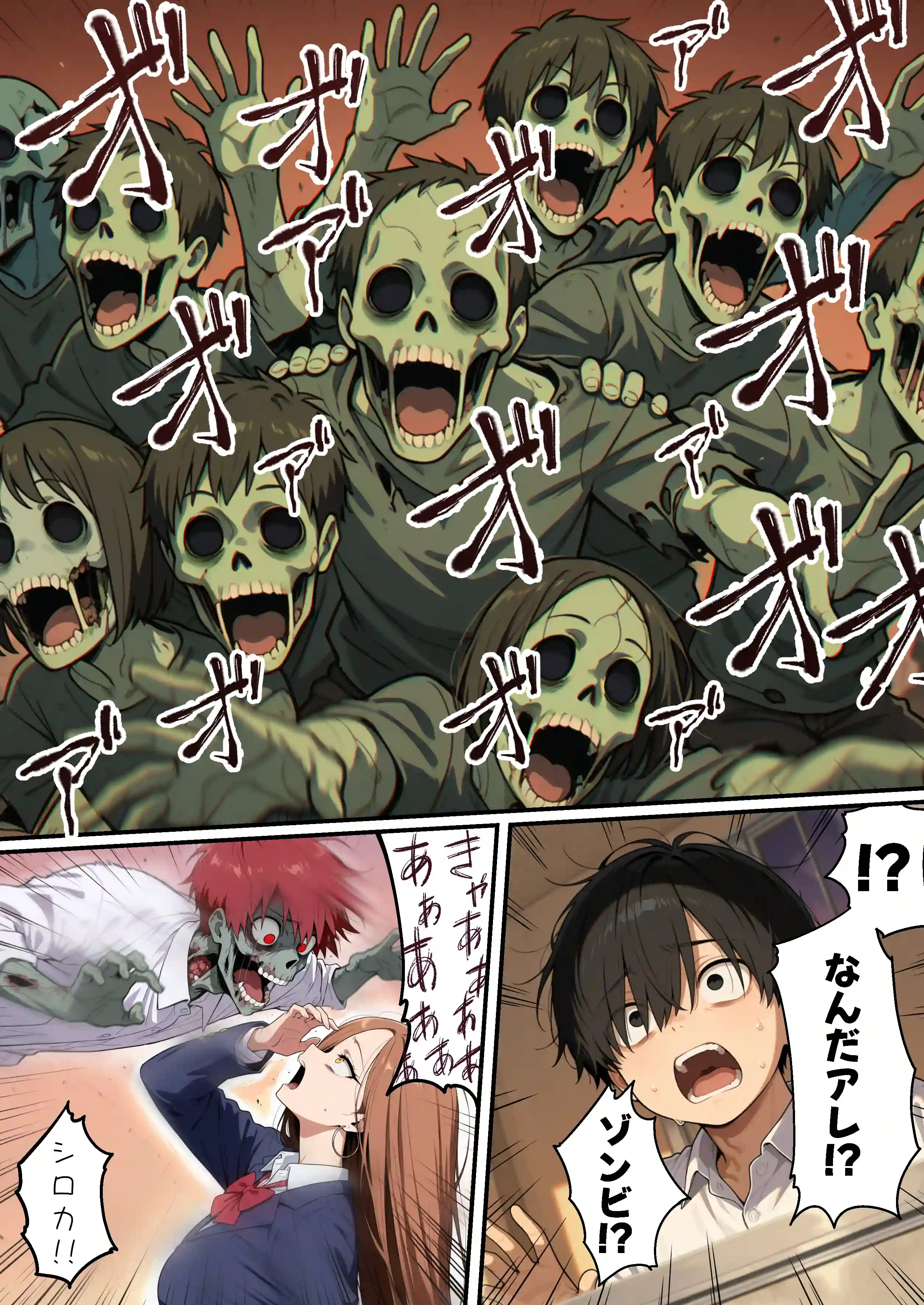 ゾンビに支配された学園で冴えない童貞のオタク君が少女たちの救世主になる話 - 007