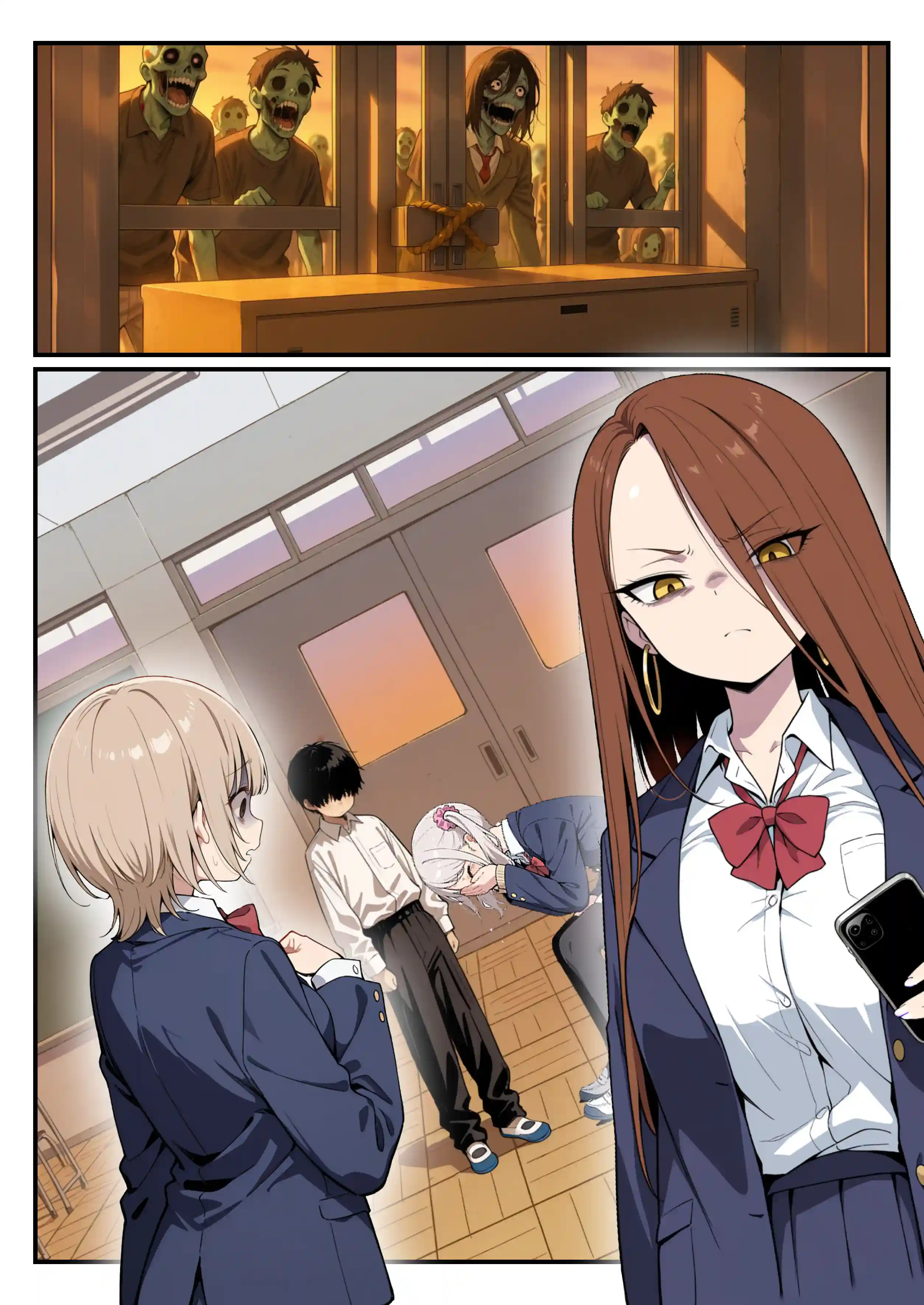 ゾンビに支配された学園で冴えない童貞のオタク君が少女たちの救世主になる話 - 010