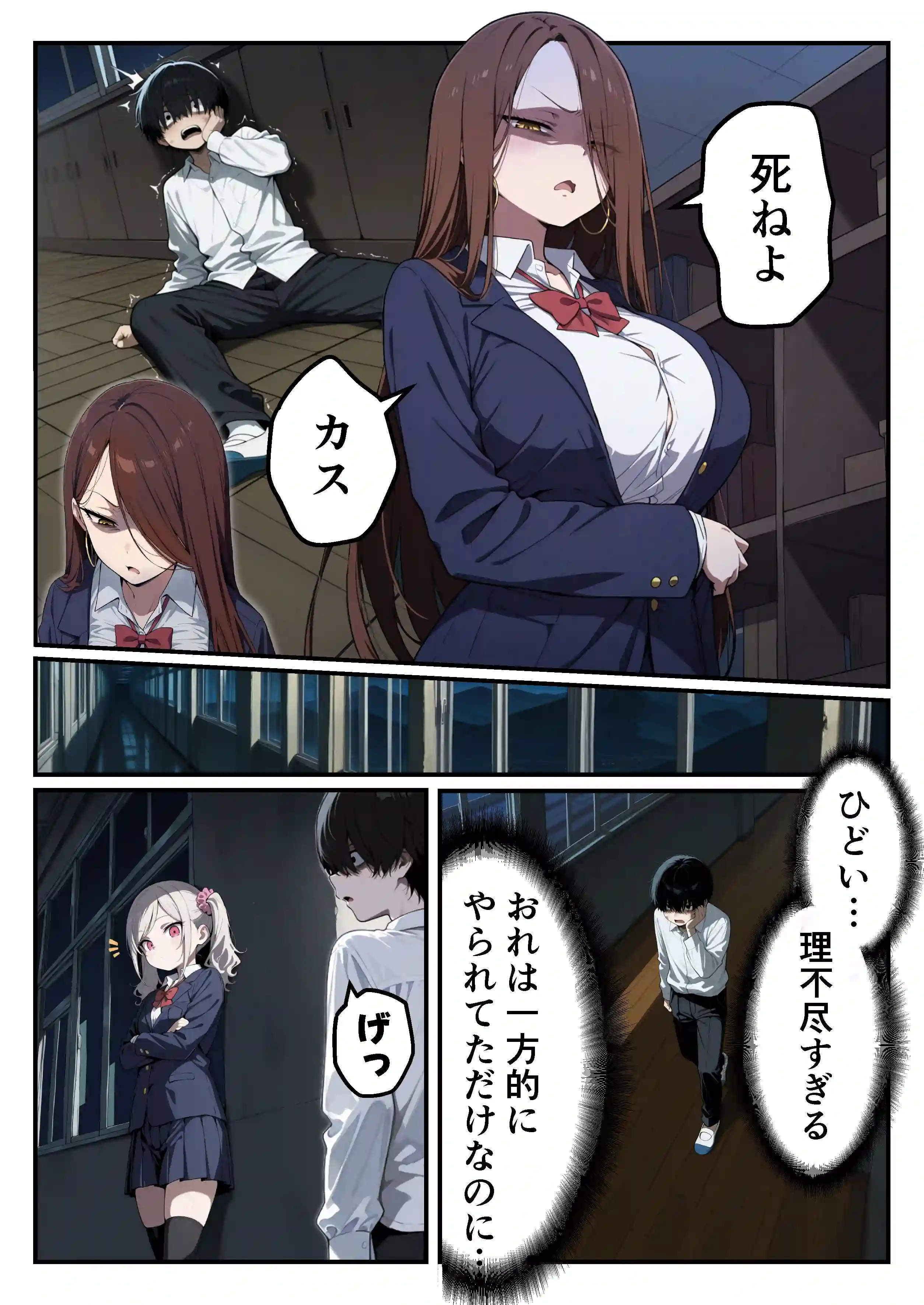 ゾンビに支配された学園で冴えない童貞のオタク君が少女たちの救世主になる話 - 024