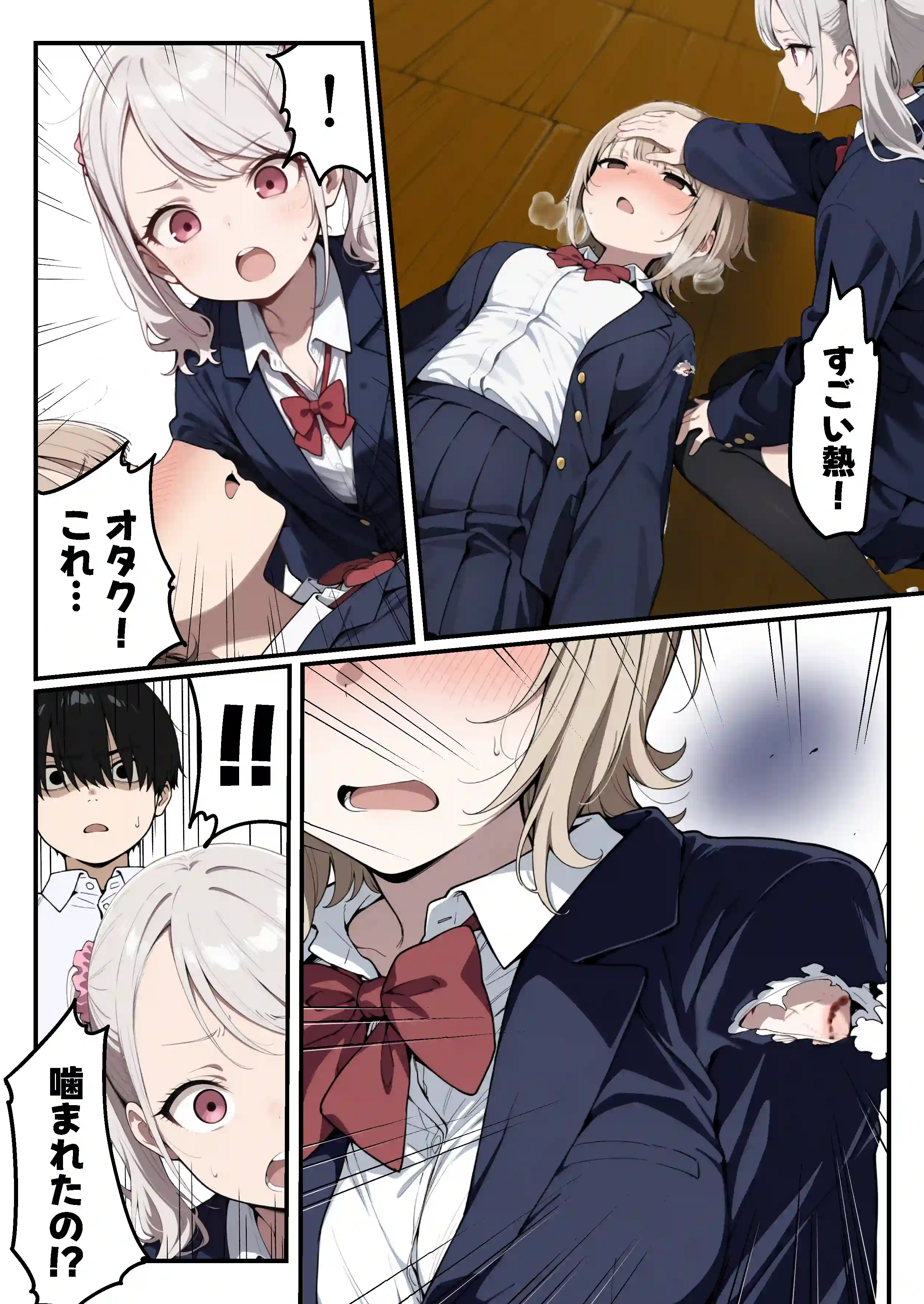 ゾンビに支配された学園で冴えない童貞のオタク君が少女たちの救世主になる話 - 033