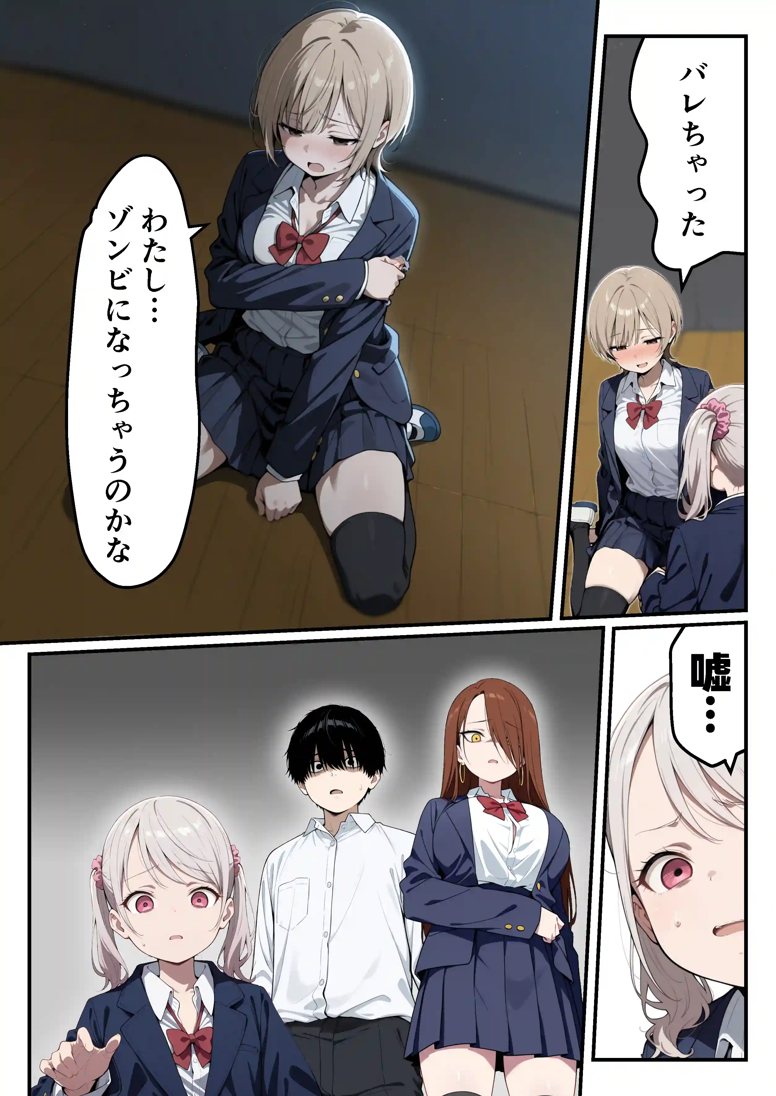 ゾンビに支配された学園で冴えない童貞のオタク君が少女たちの救世主になる話 - 034