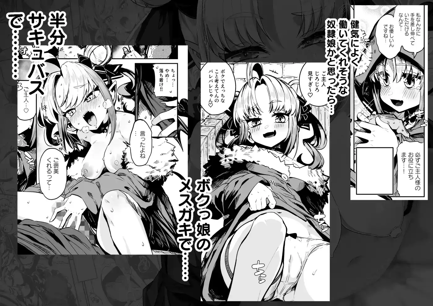 ねぇご主人 今日の「ごほうび」まだぁ? ボクッ娘メ○ガキハーフサキュバス奴○娘にごほうび生活 - 002