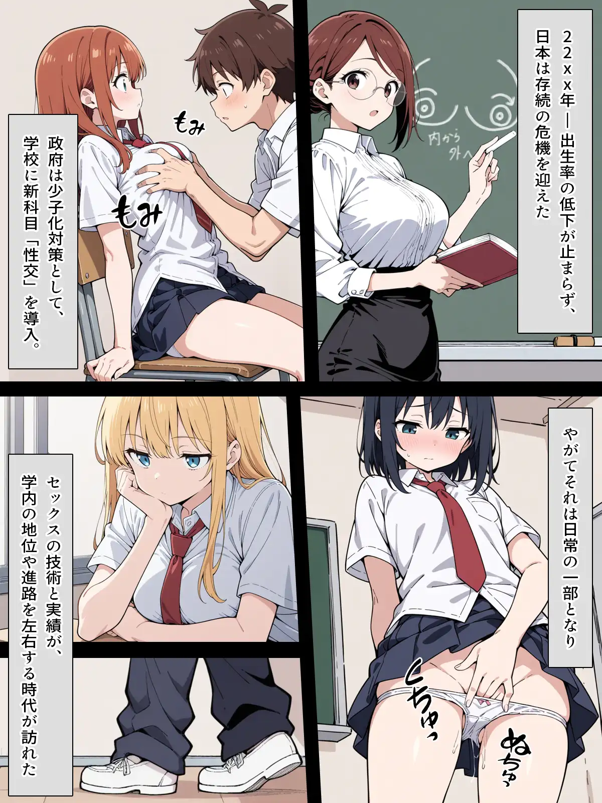 陰キャ転校生はセックス最強 - クラス代表の座を奪われた私 - - 004