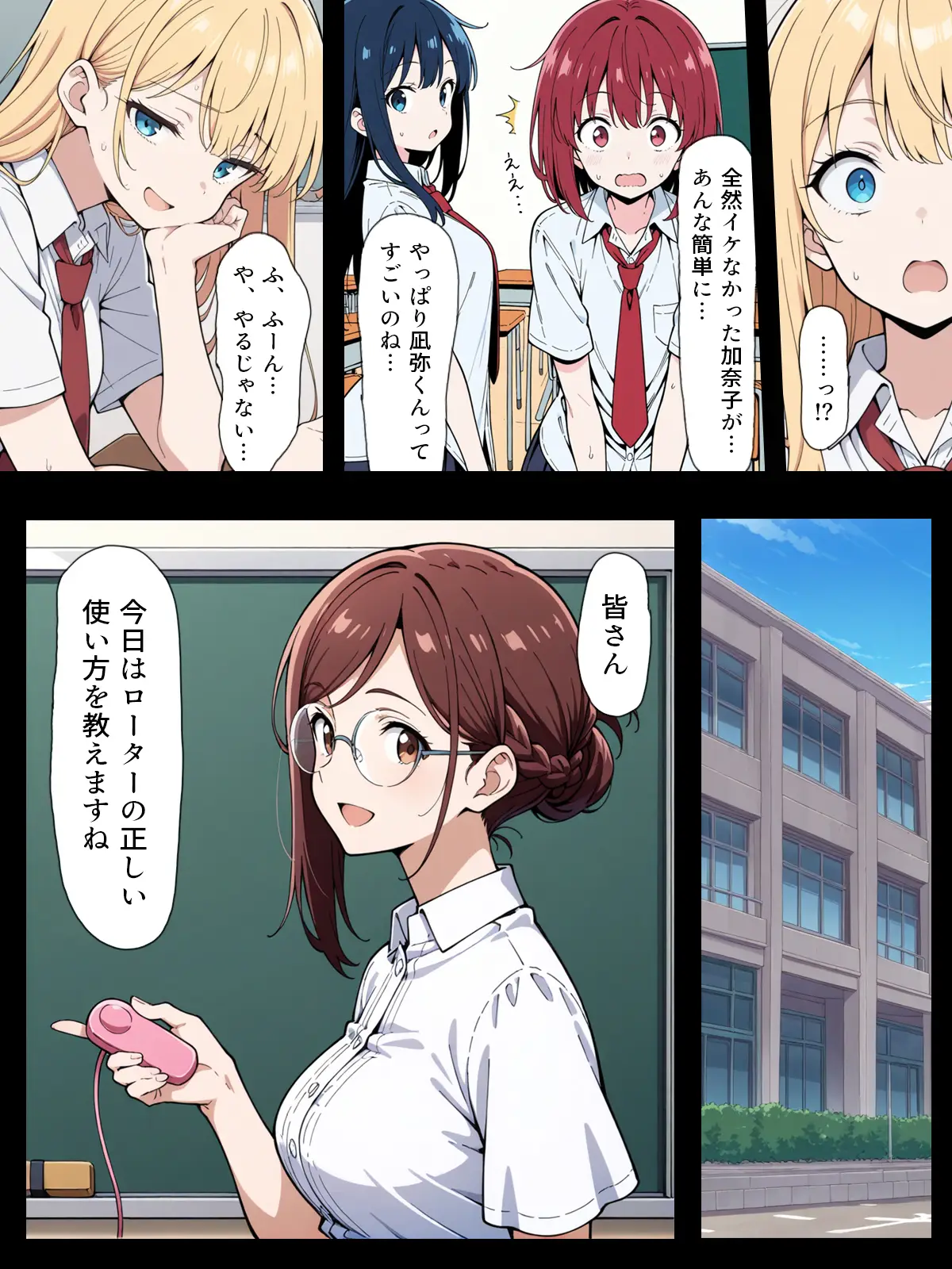 陰キャ転校生はセックス最強 - クラス代表の座を奪われた私 - - 046