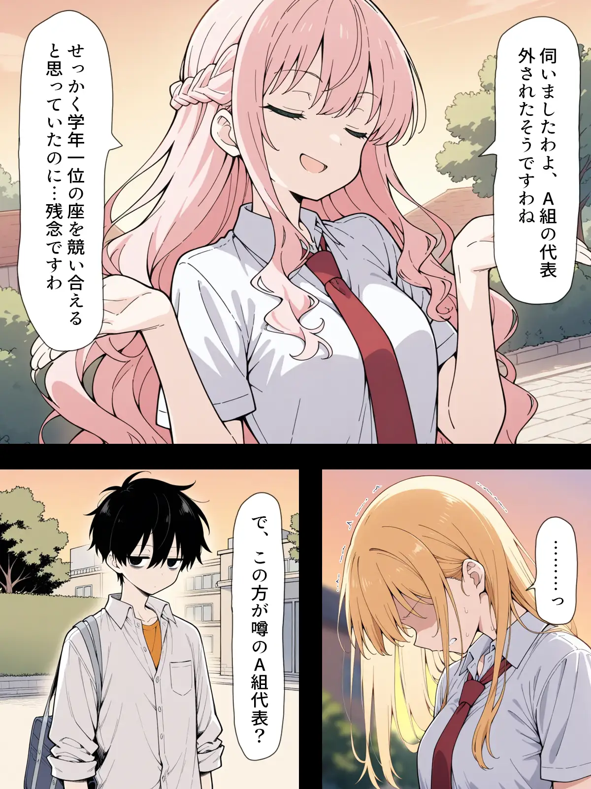 陰キャ転校生はセックス最強 - クラス代表の座を奪われた私 - - 053