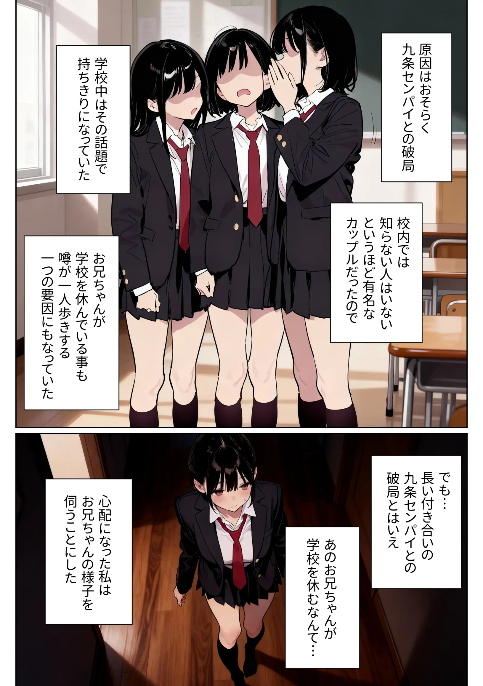 完璧だった兄が彼女にフラれて崩壊、妹への中出し依存セックスがもう止まらない - 011