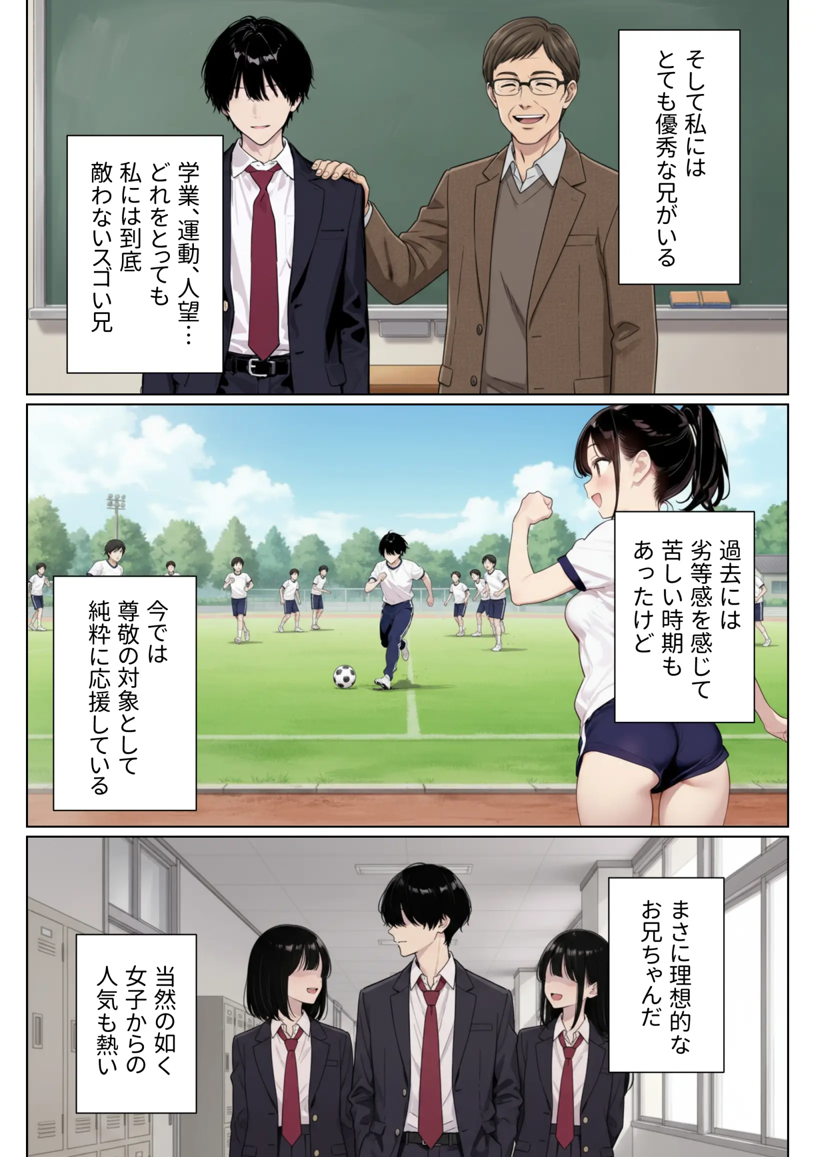 完璧だった兄が彼女にフラれて崩壊、妹への中出し依存セックスがもう止まらない - 003