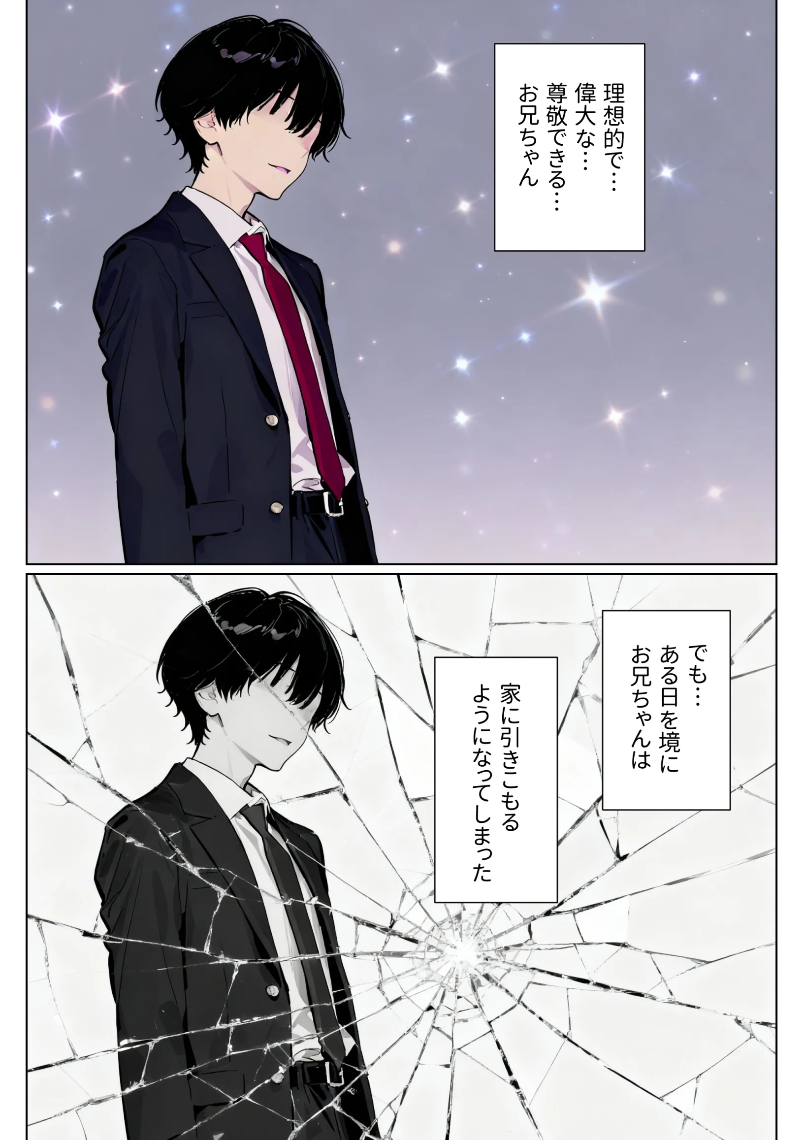 完璧だった兄が彼女にフラれて崩壊、妹への中出し依存セックスがもう止まらない - 010