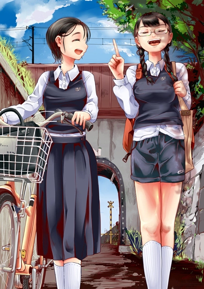 テスト期間中の女の子 - 002