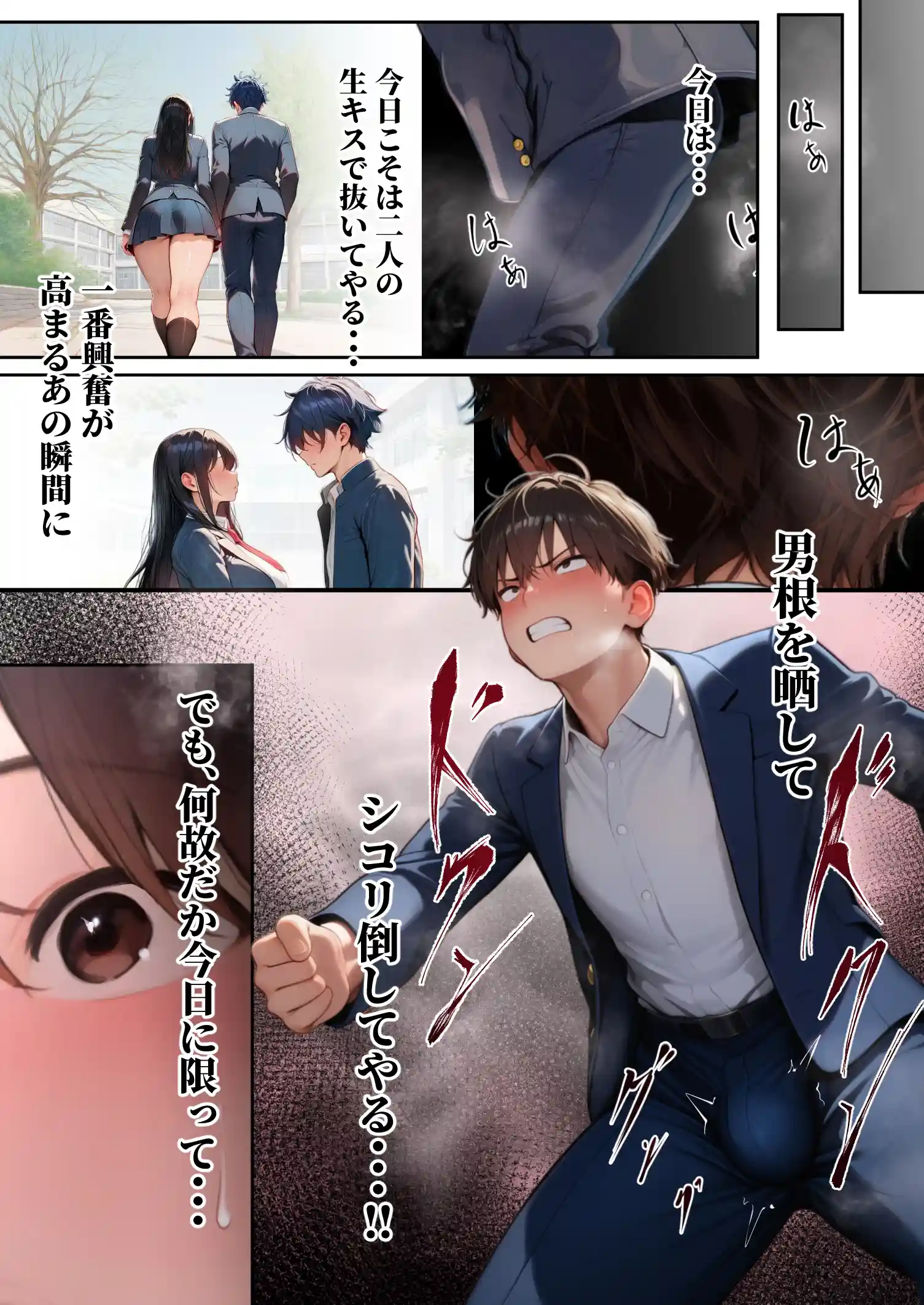 同じクラスの巨乳黒髪女神の心に空いた穴をオレの穢れた巨根でアナウメする話 - 008