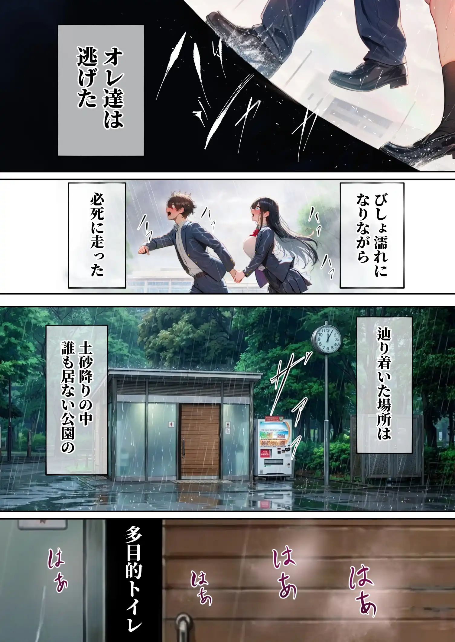 同じクラスの巨乳黒髪女神の心に空いた穴をオレの穢れた巨根でアナウメする話 - 014