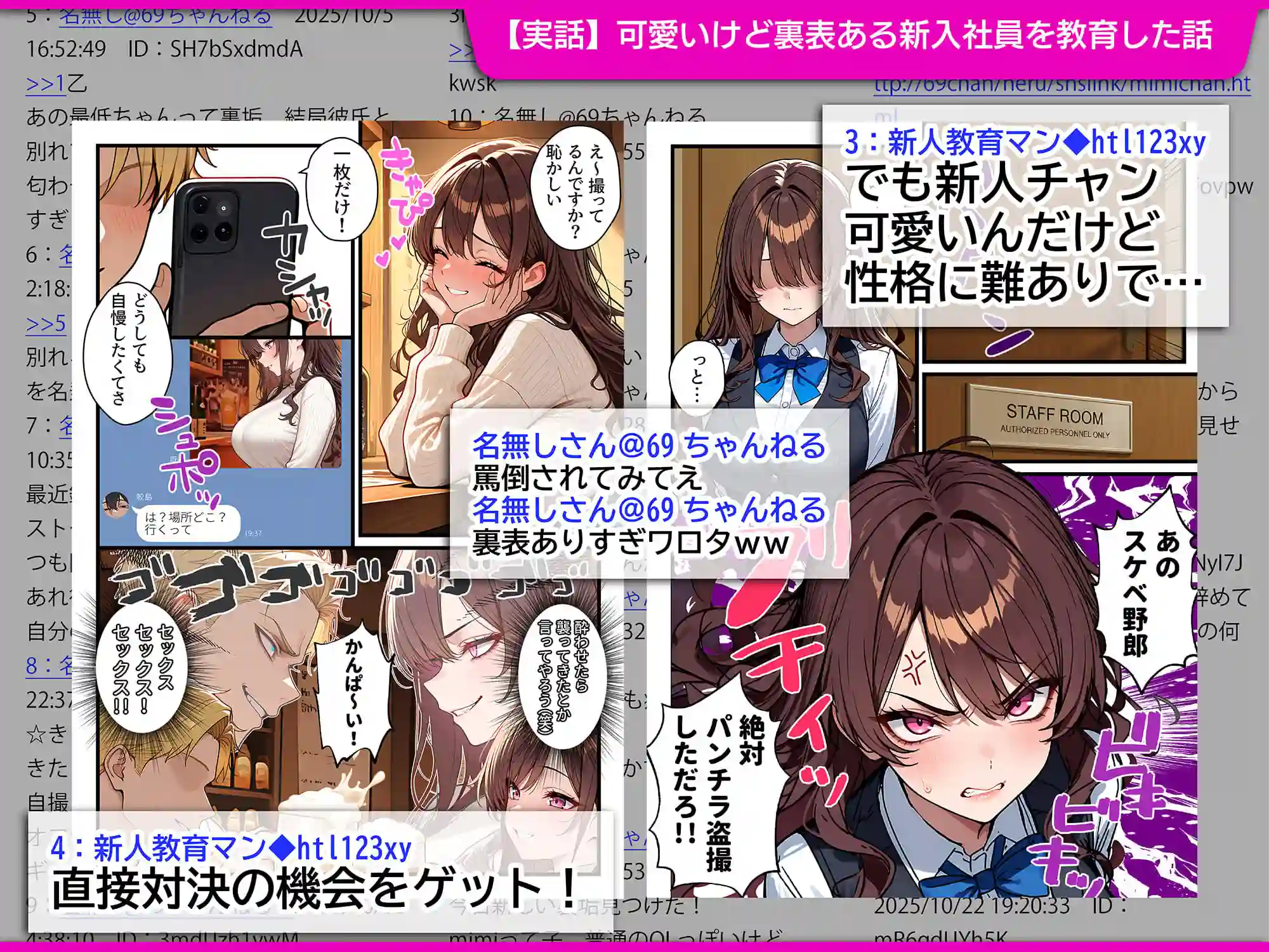 地味でブスだと思ってた新人清掃員の裏垢特定 粘着SEXで彼氏と別れさせた物語 裏ルート - 003