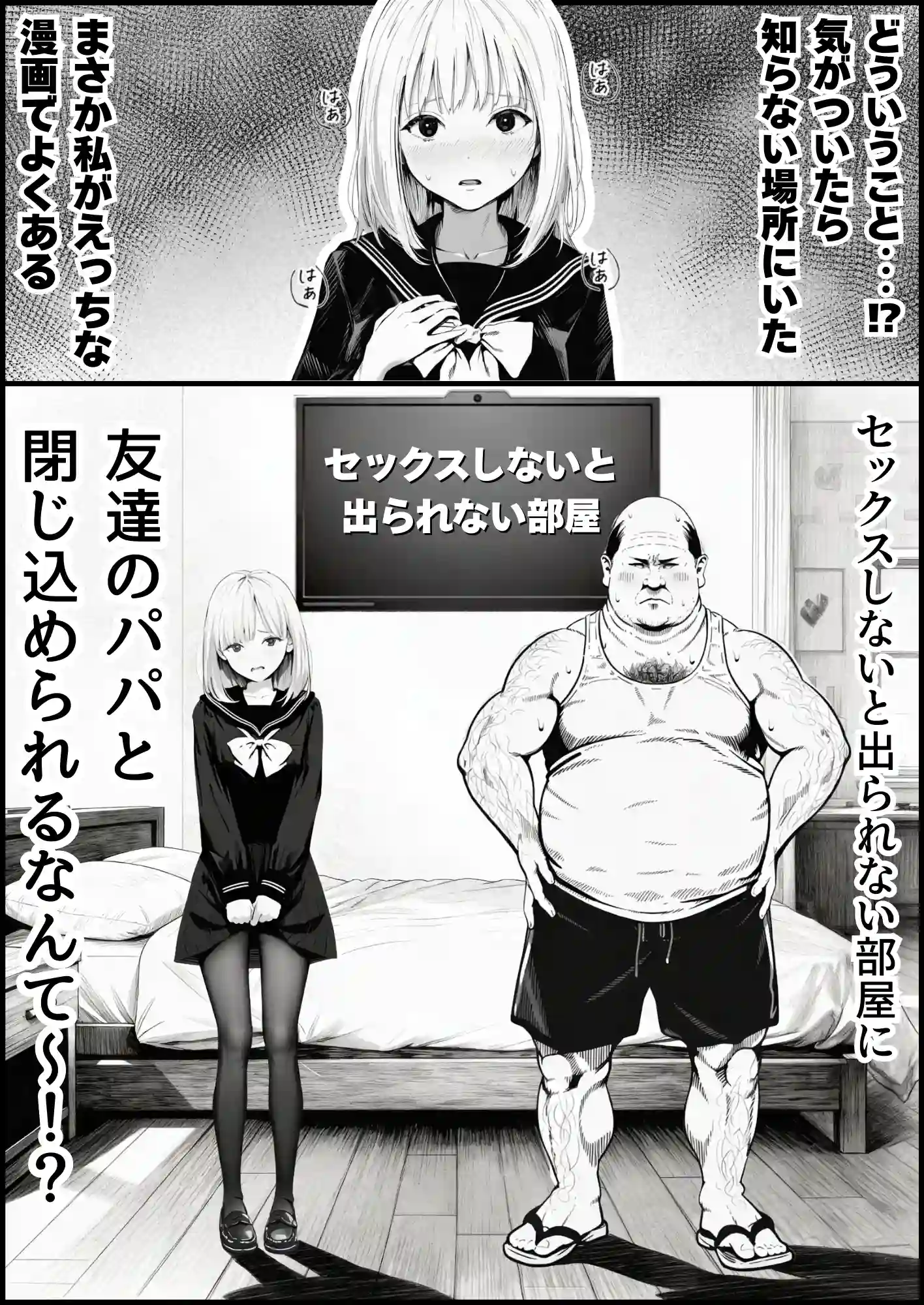 セックスしないと出られない部屋に親友のパパと閉じ込められたんですけど〜！？ - 004