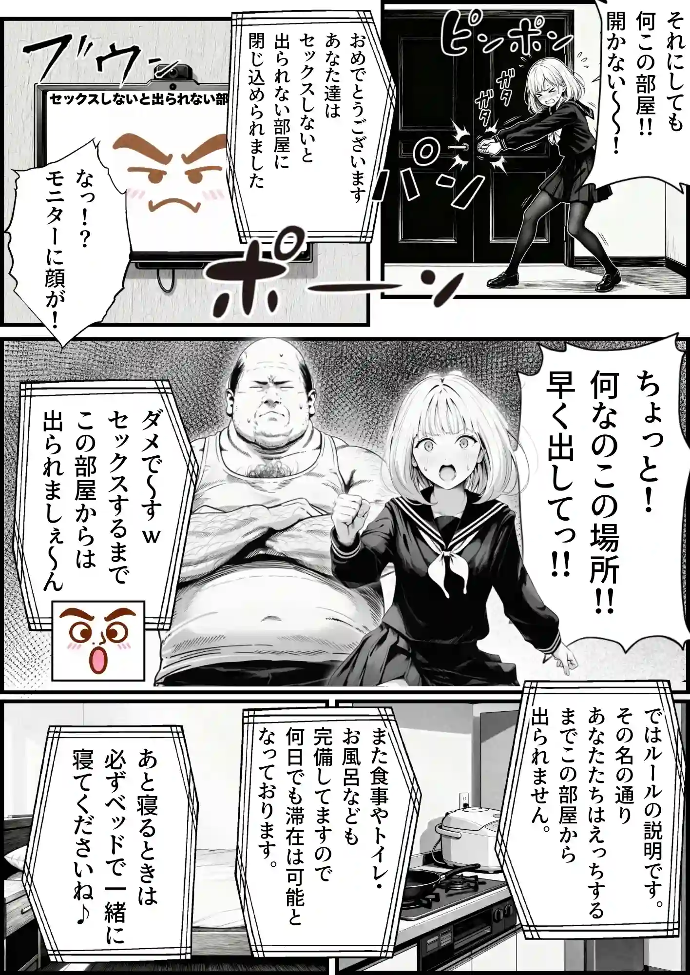 セックスしないと出られない部屋に親友のパパと閉じ込められたんですけど〜！？ - 008