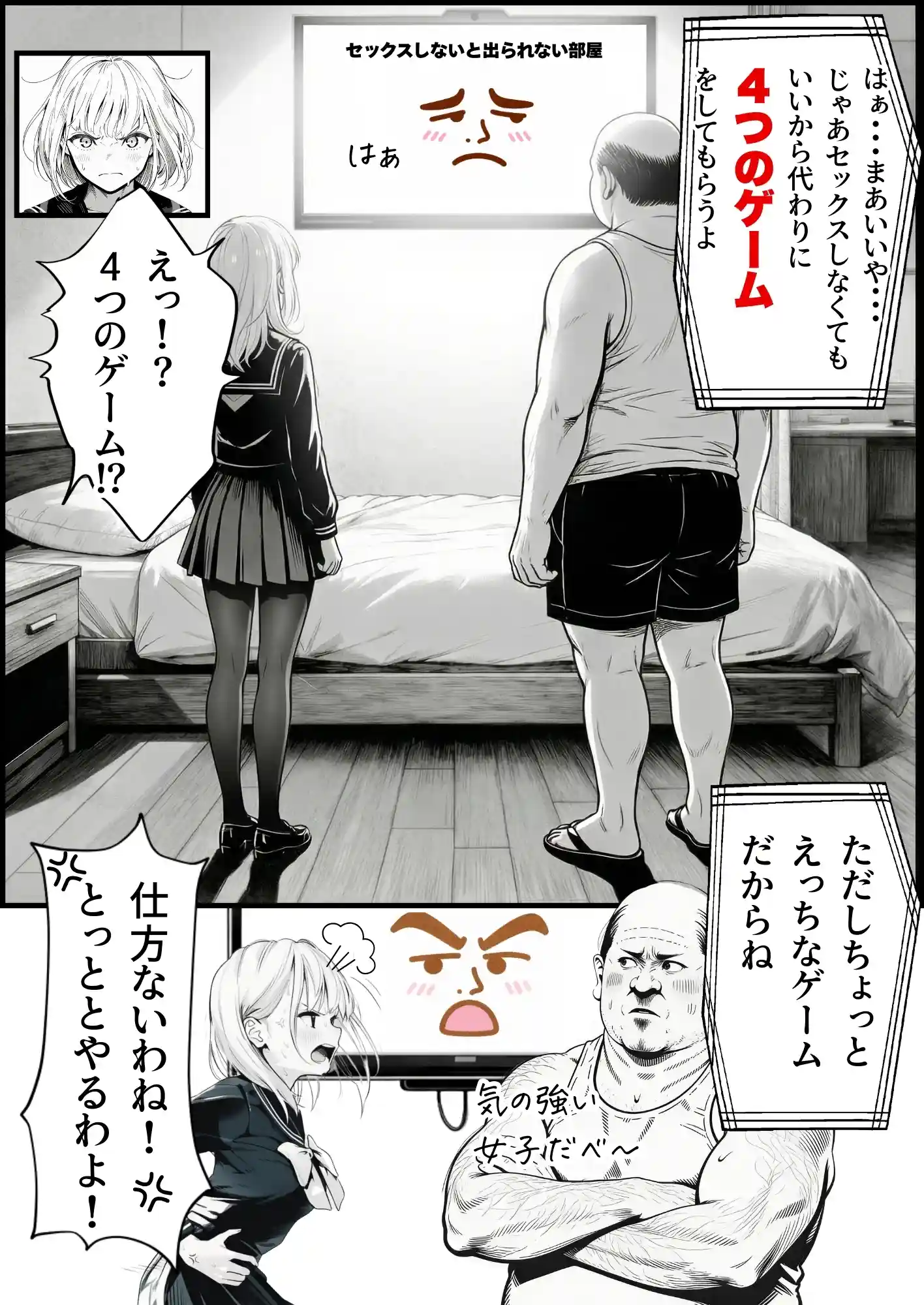 セックスしないと出られない部屋に親友のパパと閉じ込められたんですけど〜！？ - 010