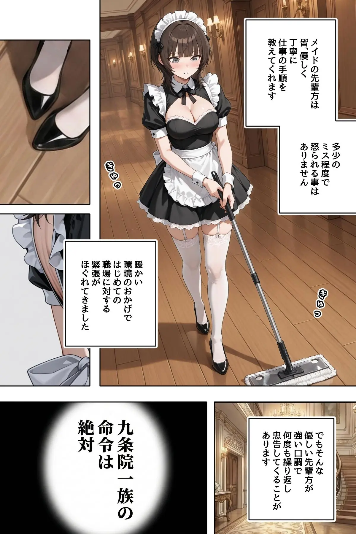 味見の時間 新人メイド・ゆかり - 003