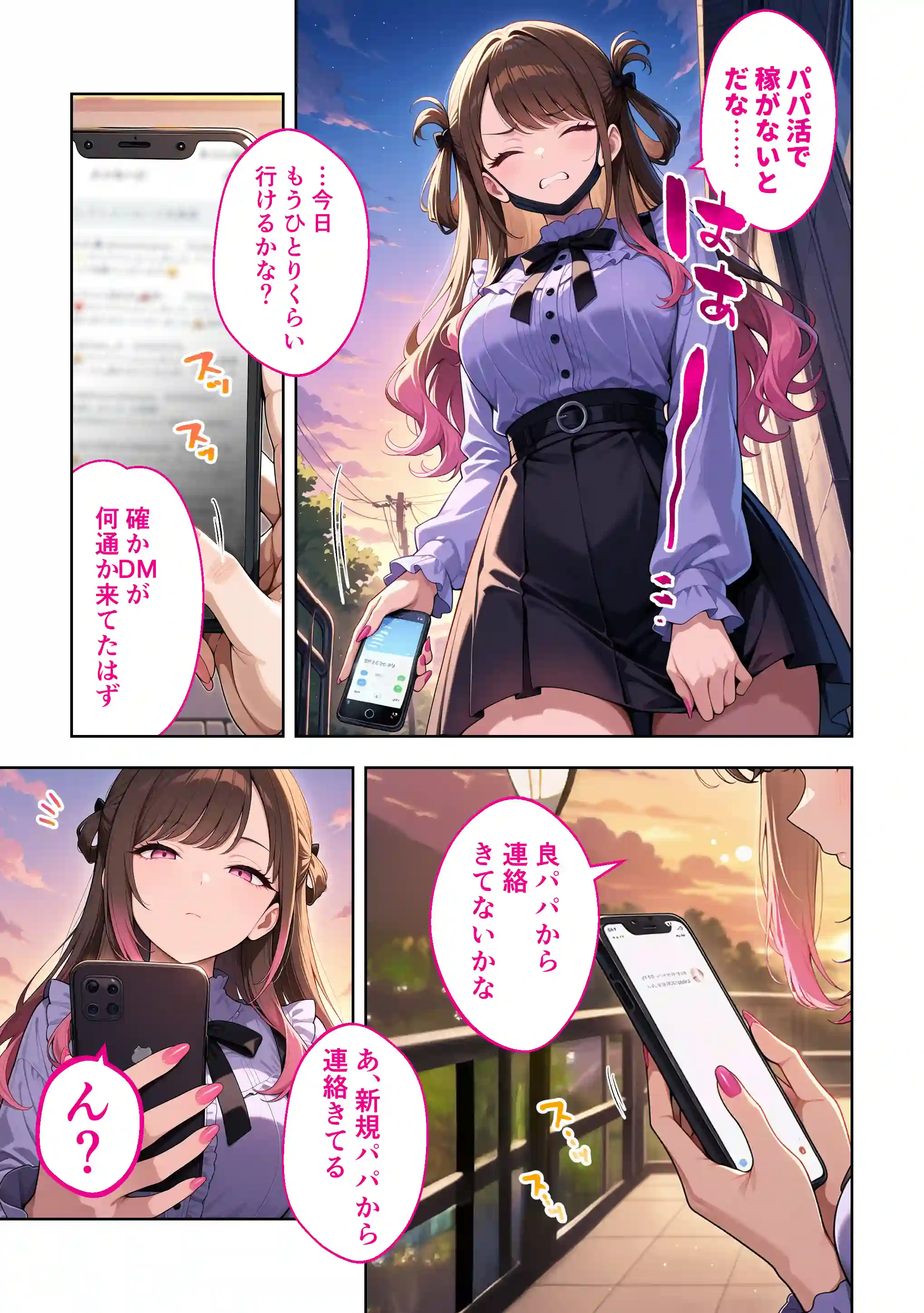 雑魚まんパパ活女子大生はセックスが下手なおじとマッチングしたい！？ - 006