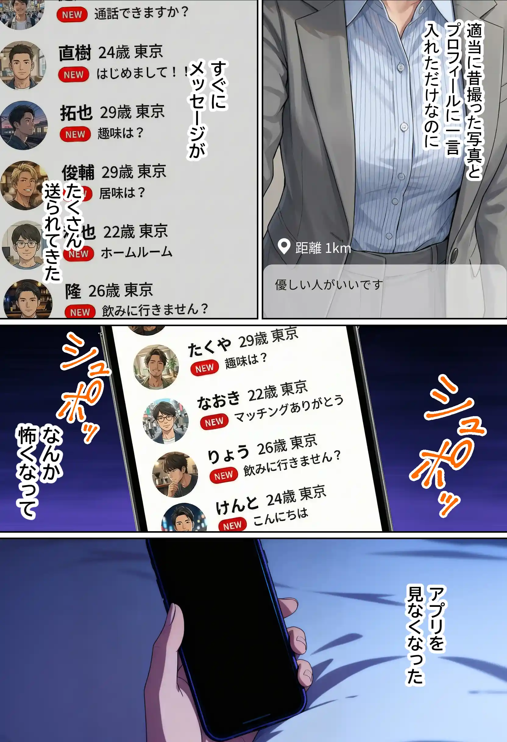 【実話】都合のいい女だったOL（23）がモラハラ彼氏から卒業して、マチアプで本命男を掴むまでwww - 023