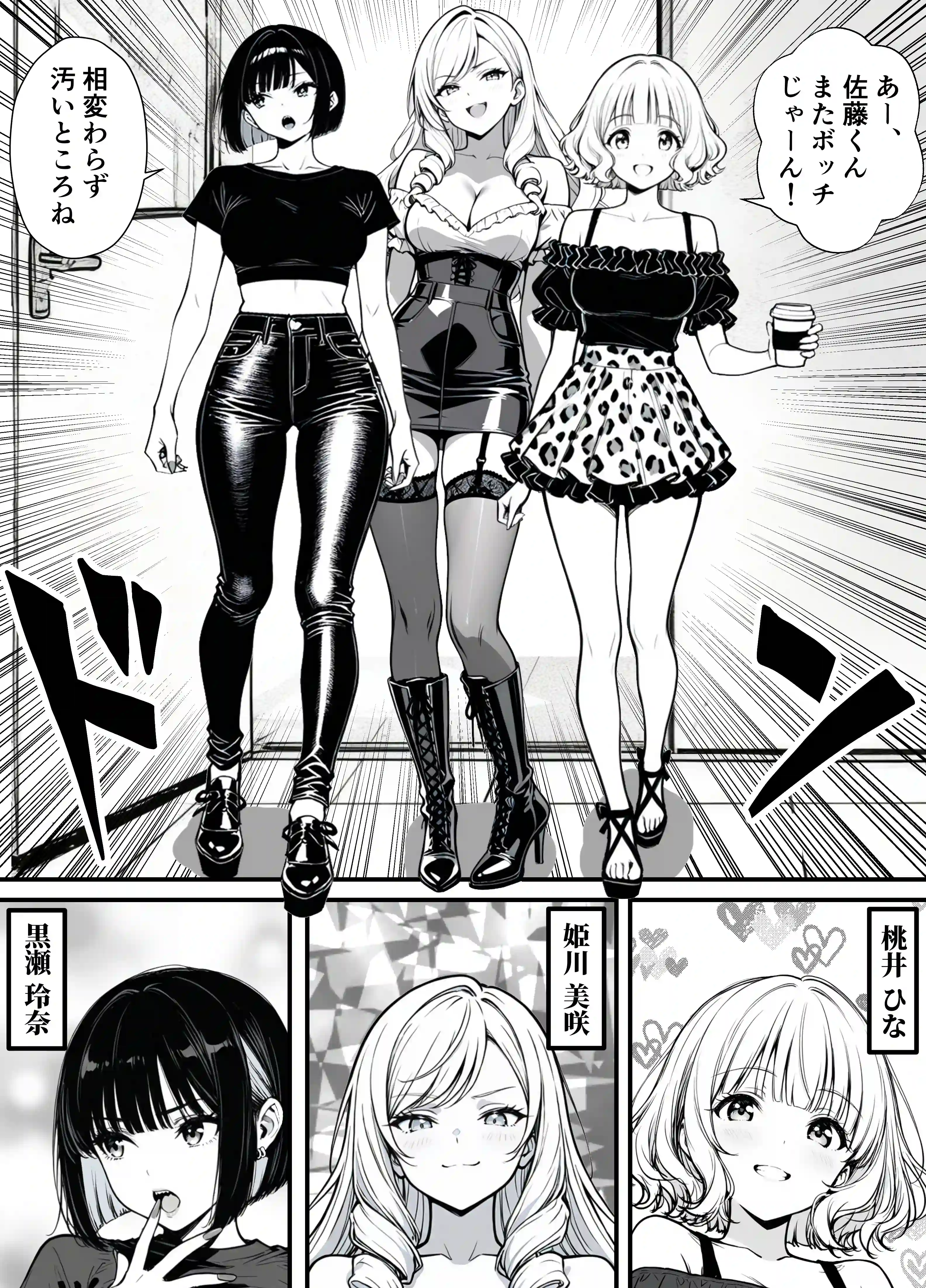 命令には逆らえない！？えちえちリアル人生すごろくでいじめっ子ギャルたちを成敗っ！！ - 003