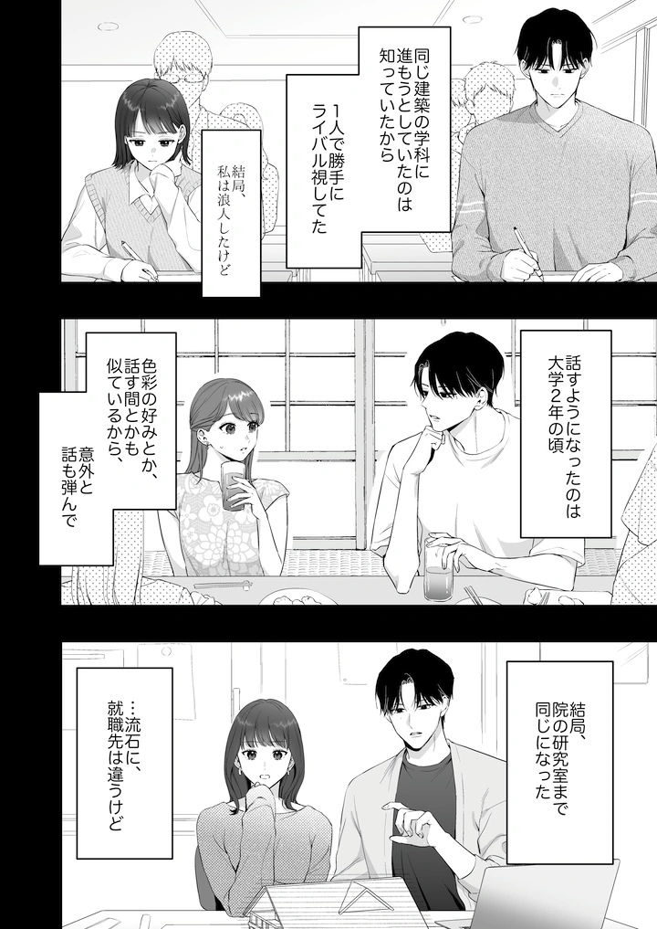 【積年両片思い×爆発する反動肉欲えっち】腐れ縁で、親友で、ずっと好きだった私たちとその先 - 003