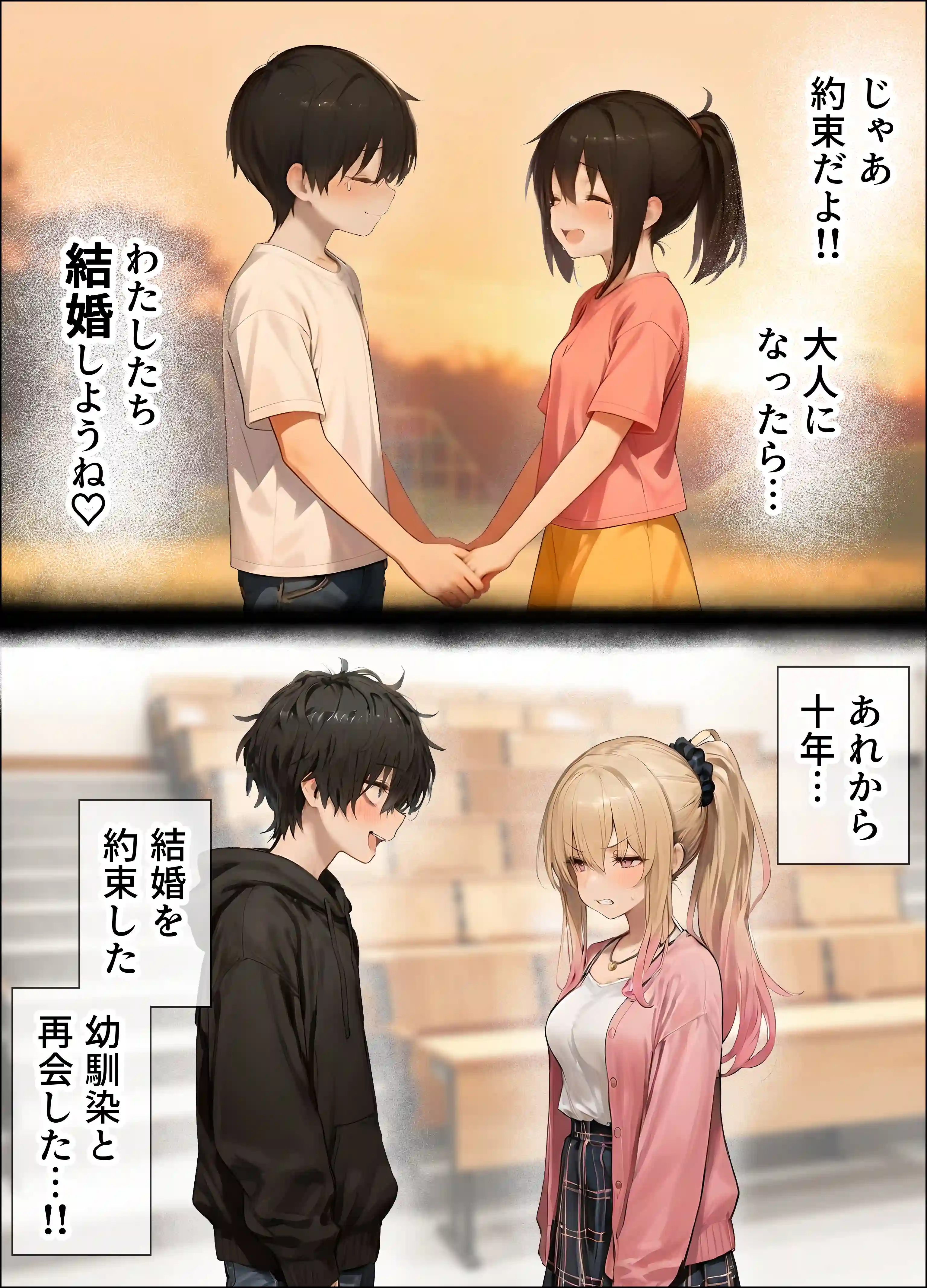 パパ活ホスト貢ぎギャル、陰キャ幼馴染に100万円で買収され巨根ちんぽにメス堕ちする - 006