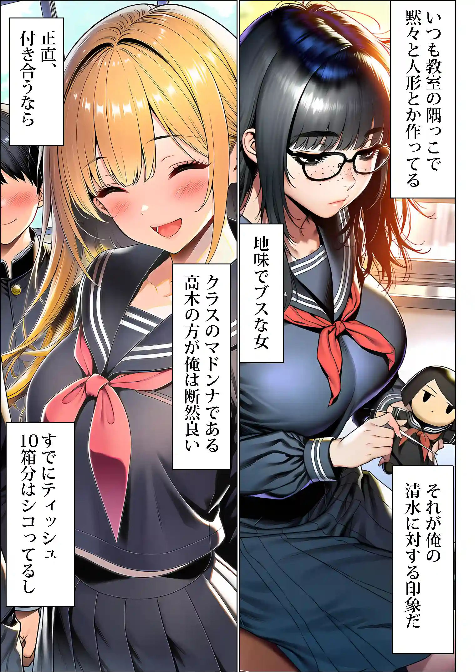 罰ゲームで地味ブスに嘘告白したら、孕ませちゃって結婚することになった - 004