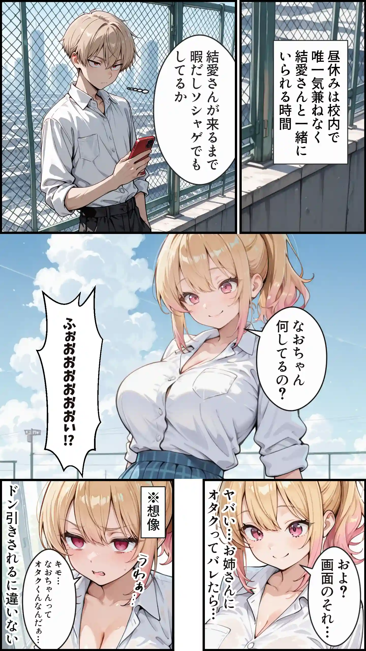 俺の彼女と彼女の姉が全力で搾り取ろうとする話 - 033