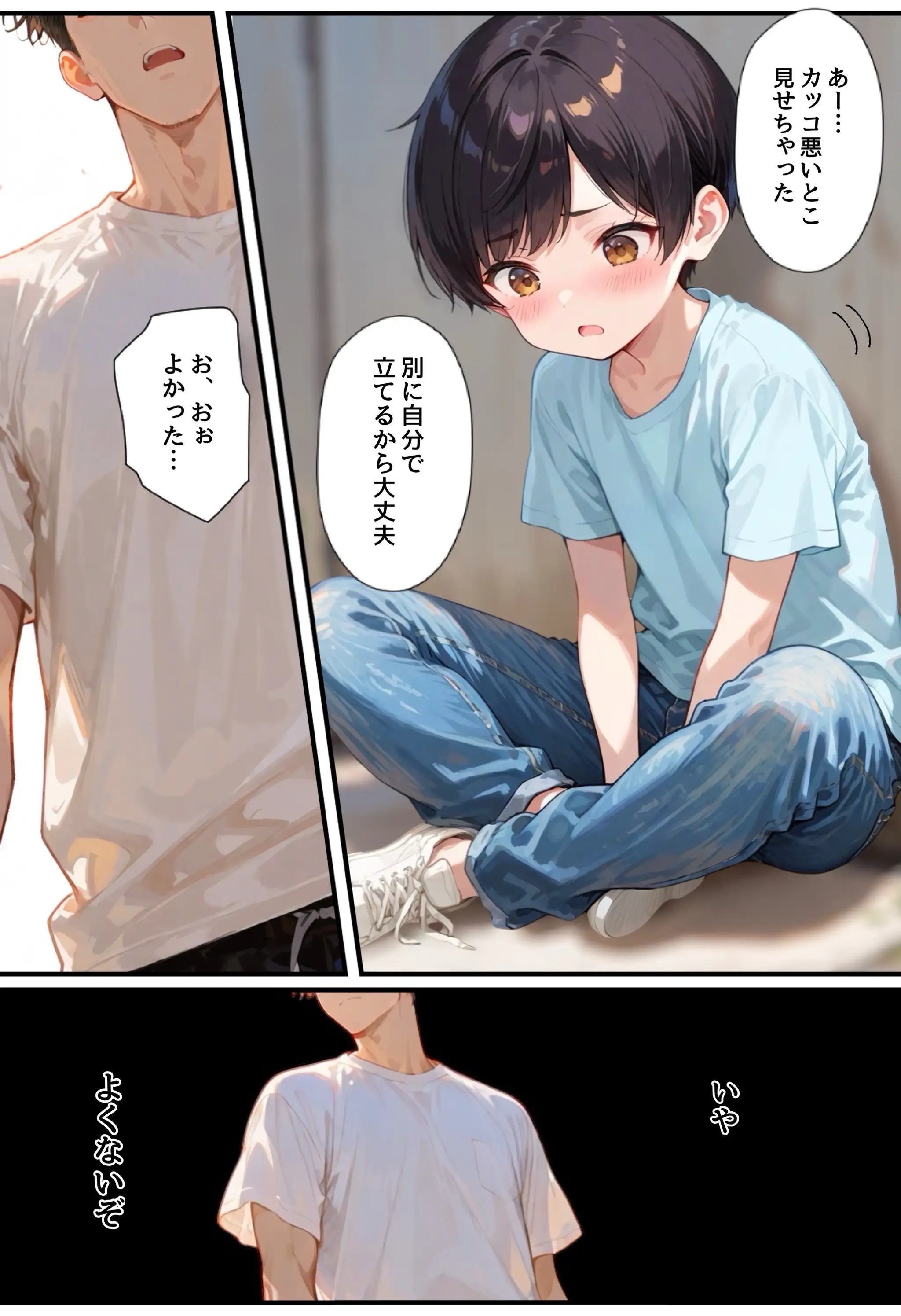 少年だと思っていた近所のガ〇が実は少女だったので処女卒させてメスを開花させる話 - 013