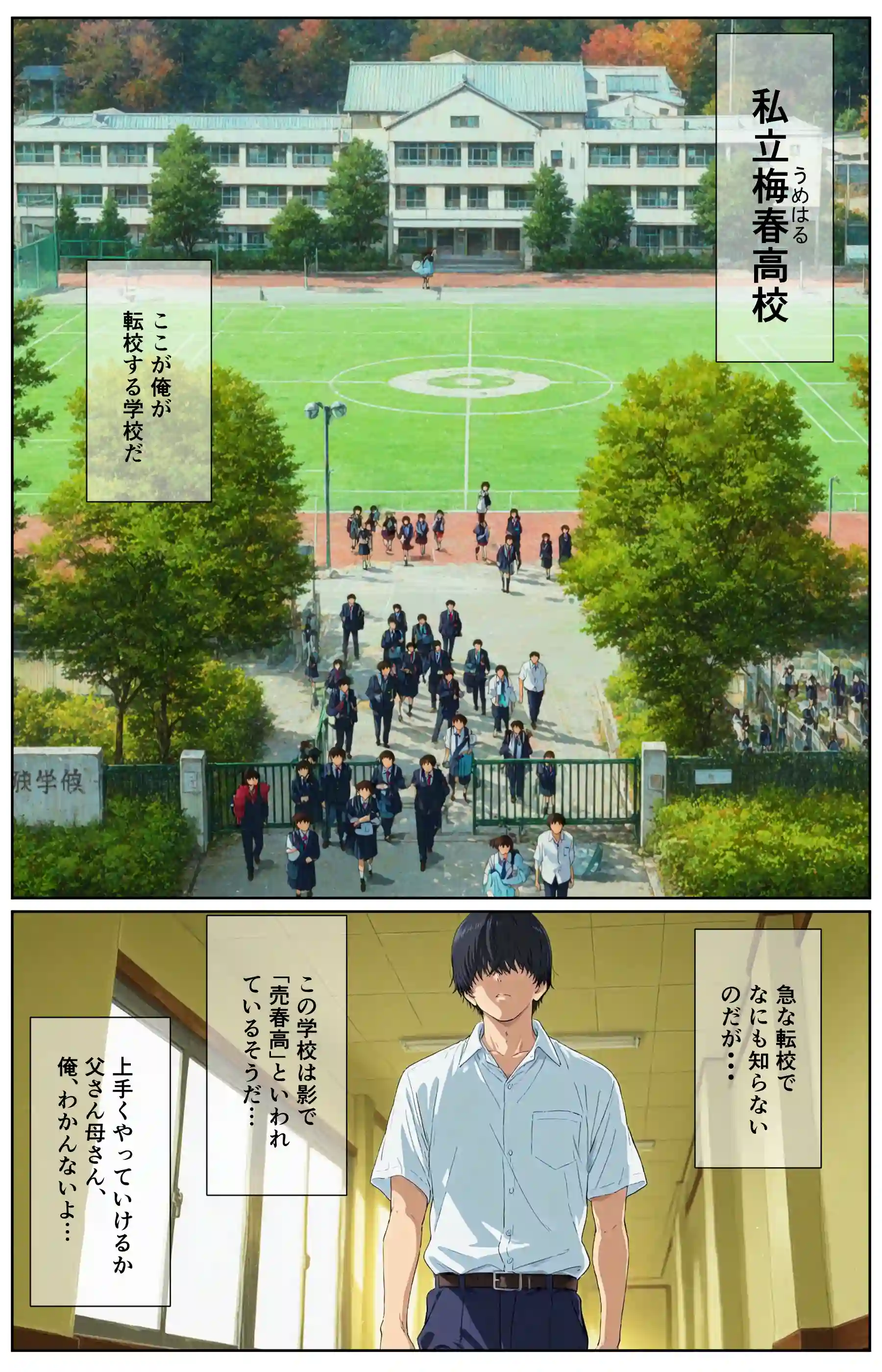 廊下にたちんぼが立つ学校 〜授業スキマ時間の立ちんぼサービス！清楚系からギャルまで即ハメOK 授業ベル鳴るまでイキまくり！ - 003