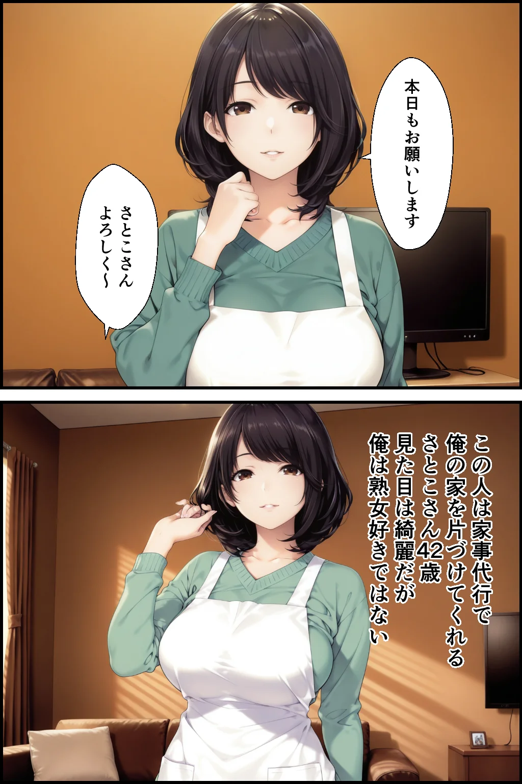 家事代行おばさんの娘が俺好み過ぎてHたらおばさんにバレて… - 002